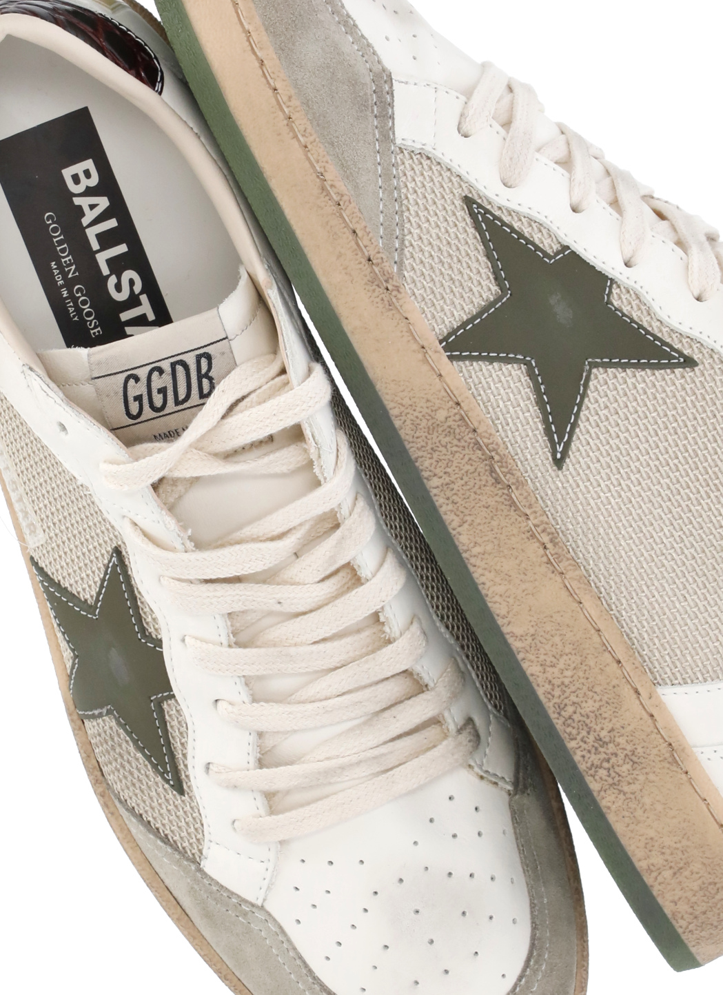 Golden Goose Sneakers Ivory GMF00327F00749182991BALLSTARNETANDLEATHER (Golden Goose / スニーカー ) | Golden Goose (ゴールデングース)(5)