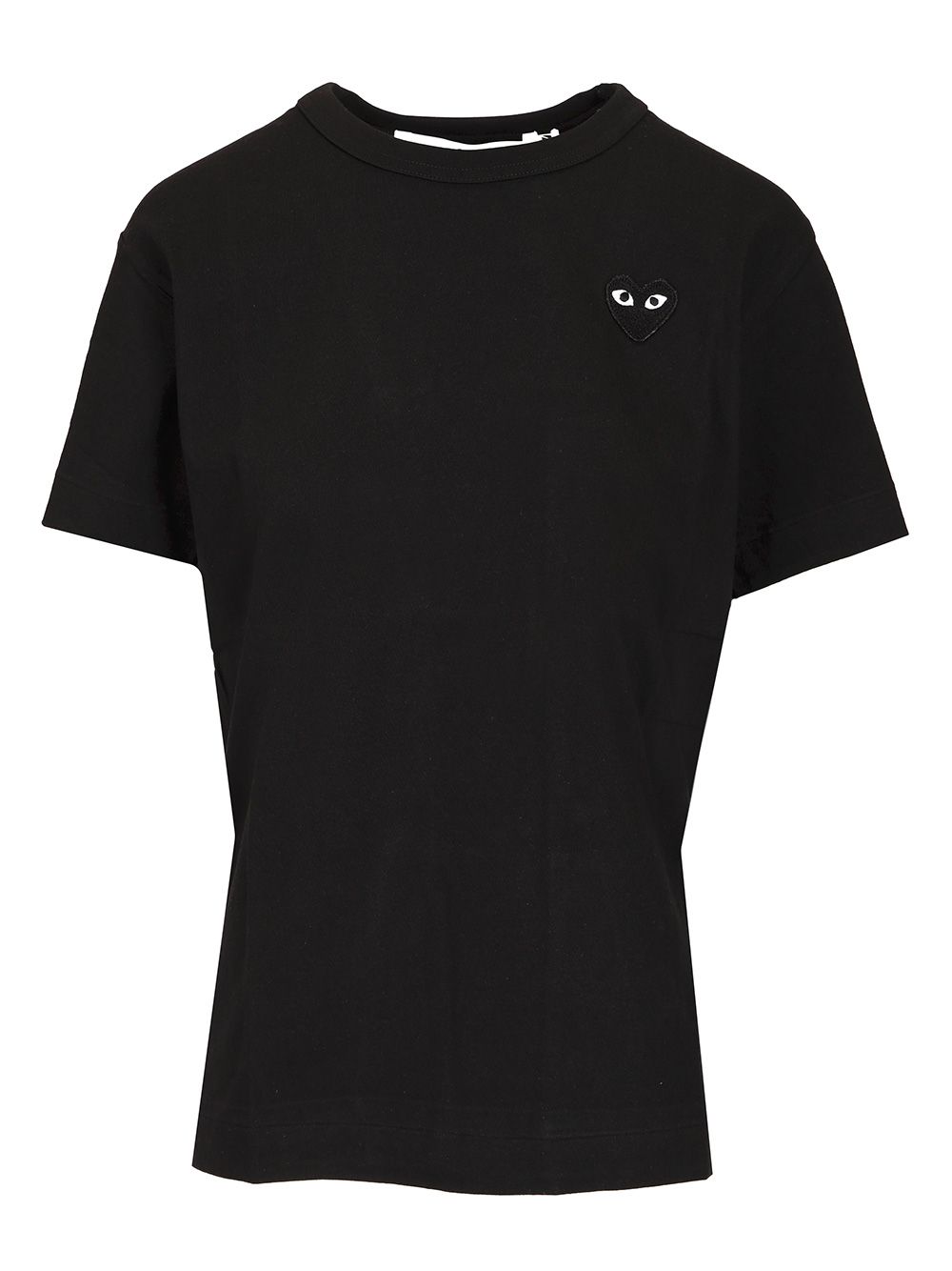 T-shirt with small black heart AXT0640511 (PLAY Comme Des Garçons / Tシャツ・カットソー ) | PLAY Comme Des Garçons (プレイ コムデギャルソン)