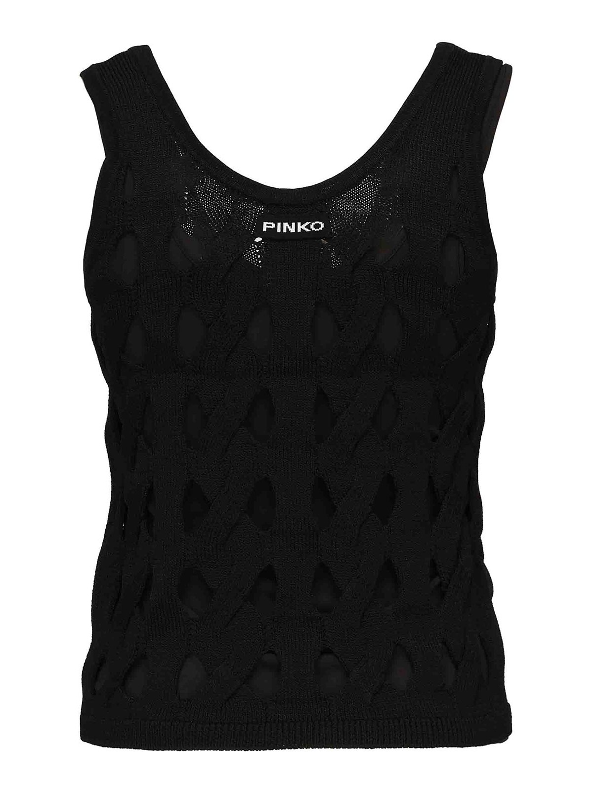 Derrik Top With Cut-Out Details 1051922LWZ99 (PINKO / タンクトップ・キャミソール ) | PINKO (ピンコ)(1)