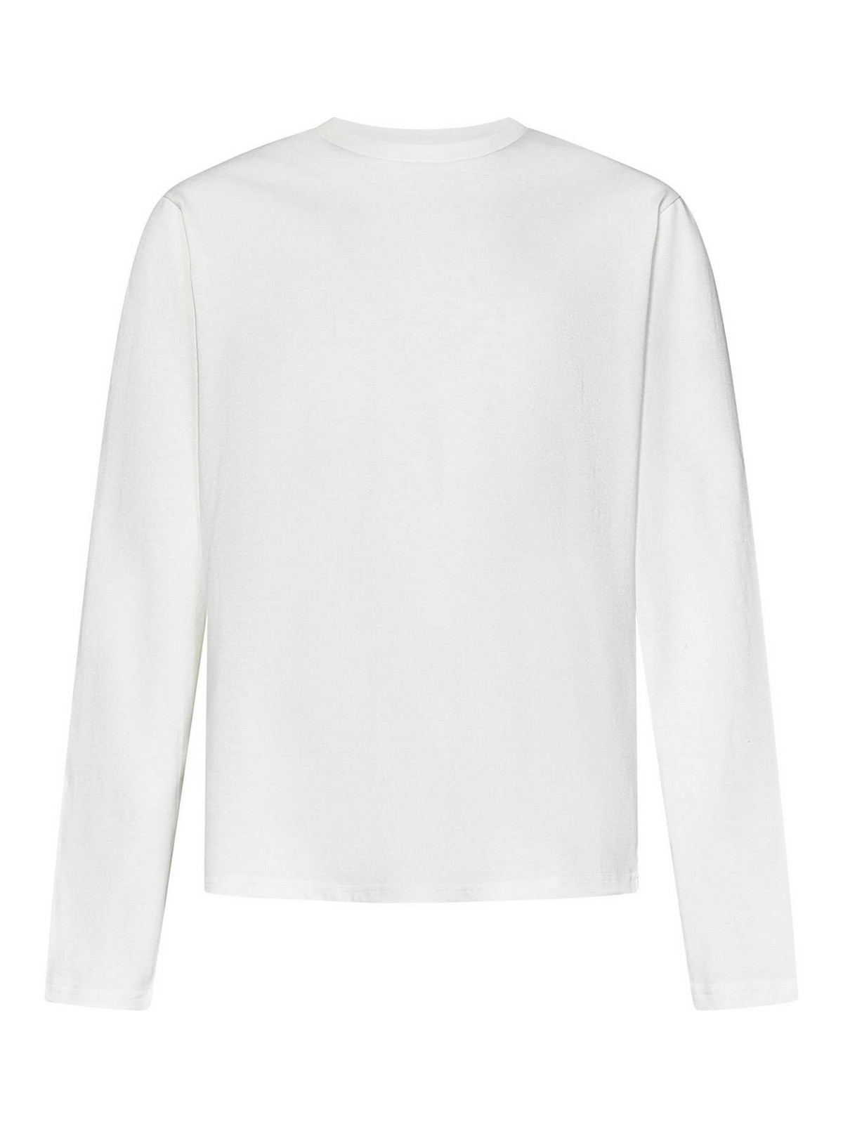 Long-Sleeved White Cotton Jersey J47GC0159J20103102 (Jil Sander / Tシャツ・カットソー ) | Jil Sander (ジルサンダー)