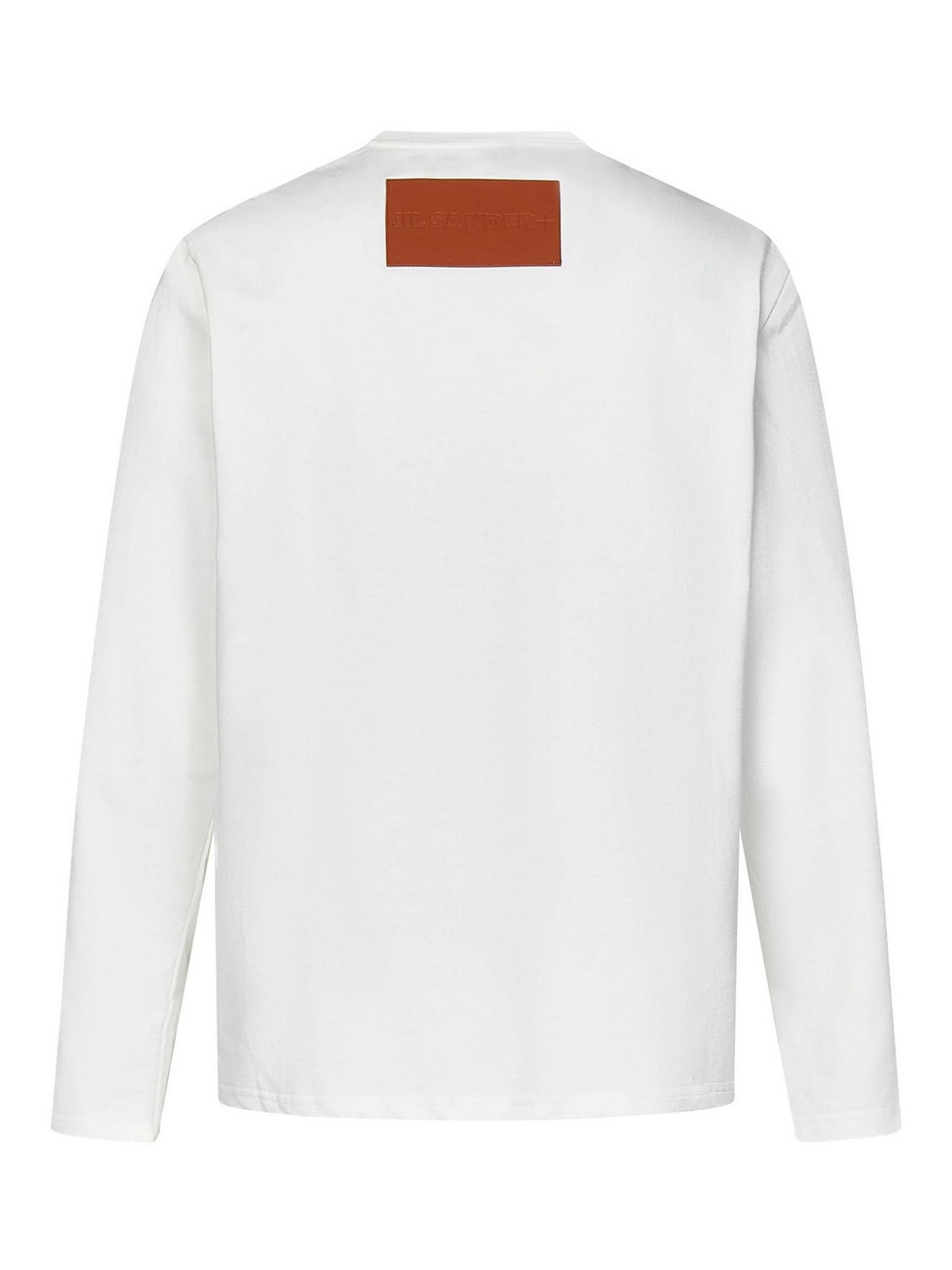 Long-Sleeved White Cotton Jersey J47GC0159J20103102 (Jil Sander / Tシャツ・カットソー ) | Jil Sander (ジルサンダー)(1)