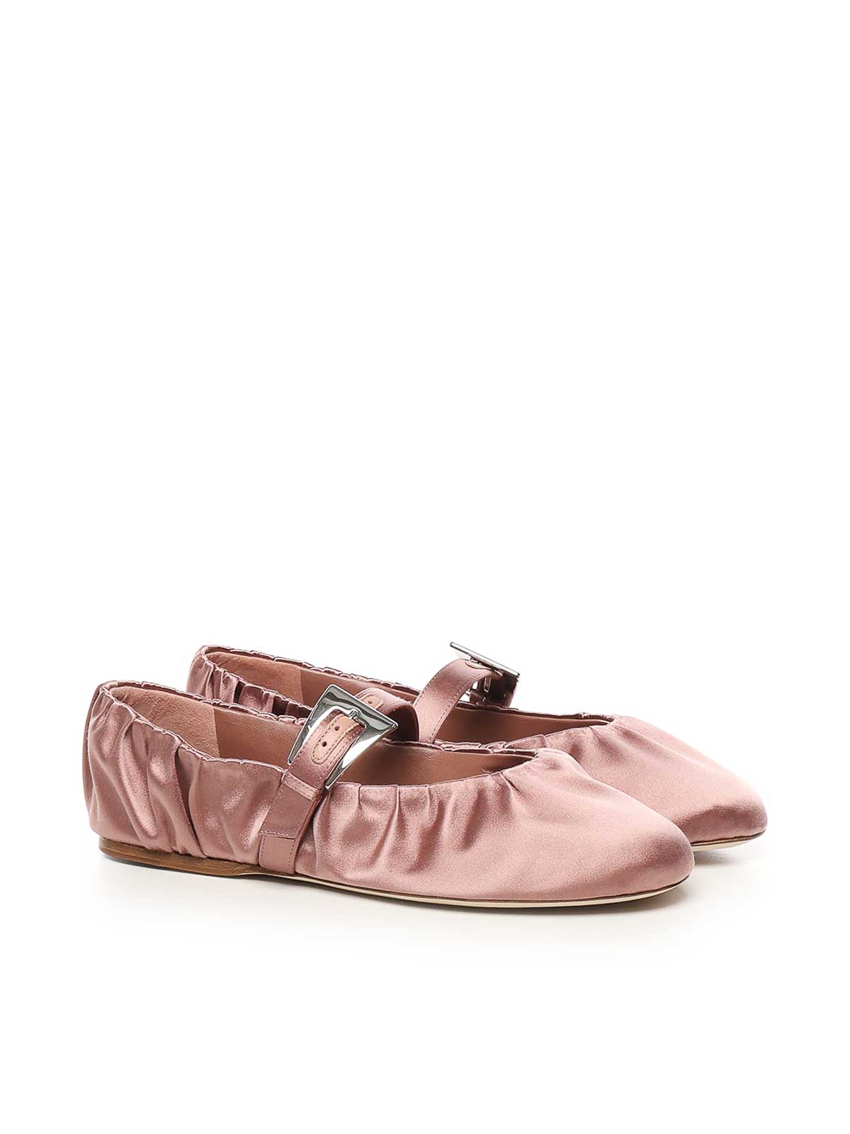 Sveva Satin Ballerinas PX1582XTSATDARKPHARD (PARIS TEXAS / フラットシューズ ) | PARIS TEXAS (パリ テキサス)(1)