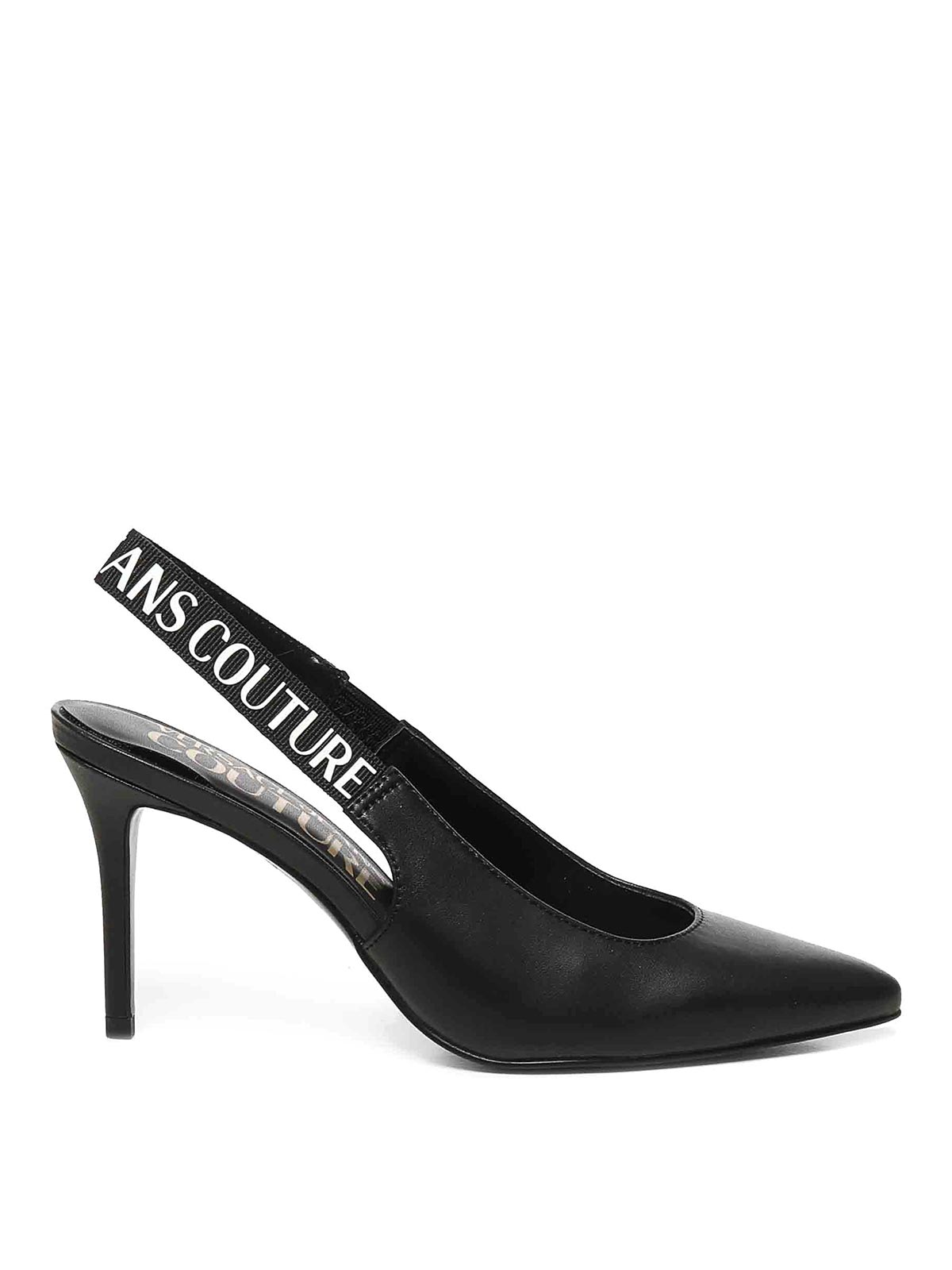 Slingback With Logo 78VA3S52ZPS62899 (VERSACE JEANS COUTURE / パンプス・ハイヒール ) | VERSACE JEANS COUTURE (ヴェルサーチェ ジーンズ クチュール)