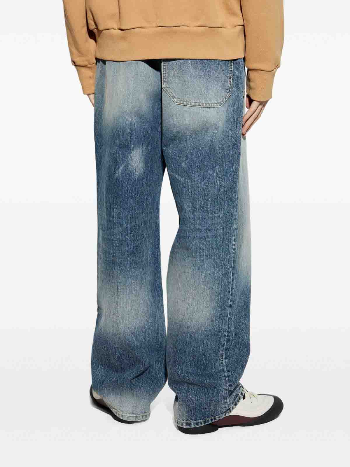 Light Blue Washed Cotton Denim Baggy Jeans BM51J5514R452 (GIVENCHY / ジーンズ ) | GIVENCHY (ジバンシィ)(2)