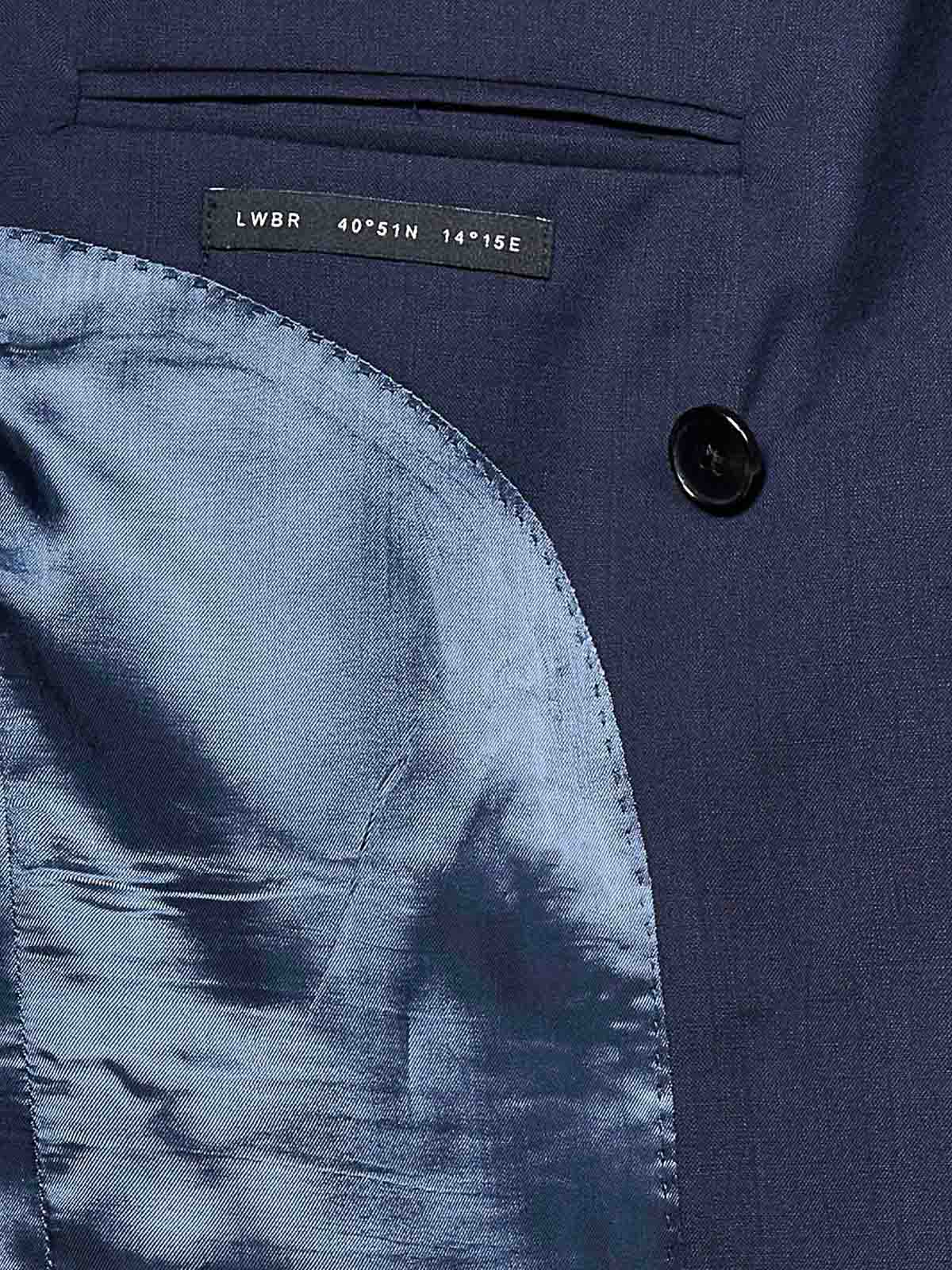 Tropical Wool Double-Breasted Blazer L1GSS256662E016 (LOW BRAND / ブレザー・ジャケット ) | LOW BRAND (ロウ ブランド)(2)