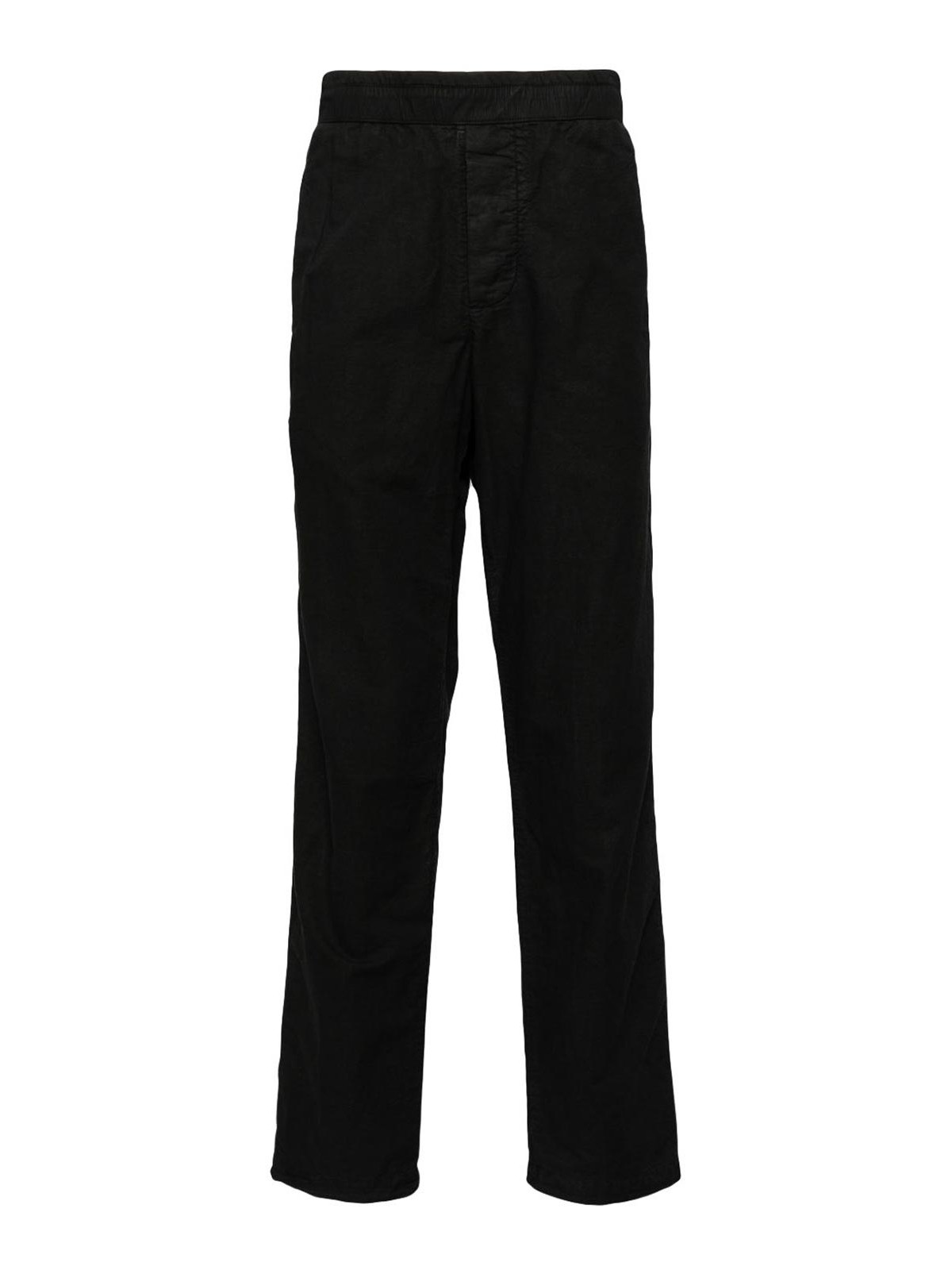 Relaxed Fit Black Trousers In Textured Cotton MTCH1408BLK (JAMES PERSE / パンツ ) | JAMES PERSE (ジェームス パース)
