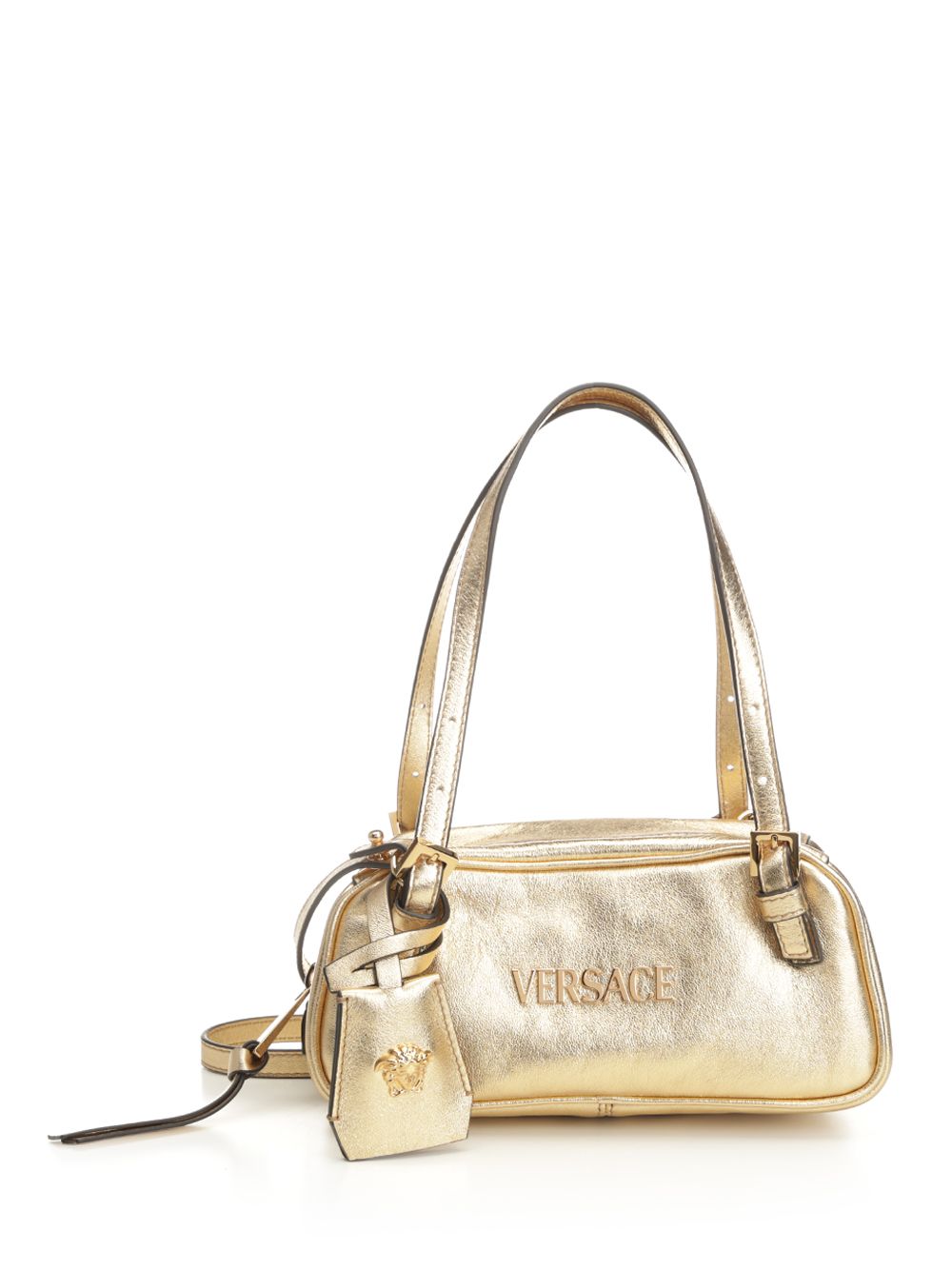 "Versace Tag" mini bowling bag 10191781A151801X23V (VERSACE / ハンドバッグ・ショルダーバッグ ) | VERSACE (ヴェルサーチェ)