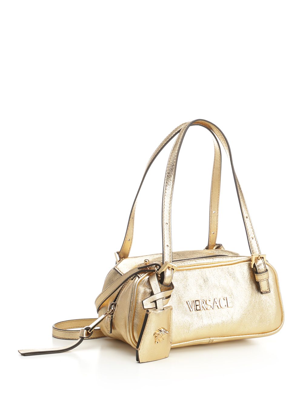 "Versace Tag" mini bowling bag 10191781A151801X23V (VERSACE / ハンドバッグ・ショルダーバッグ ) | VERSACE (ヴェルサーチェ)(1)