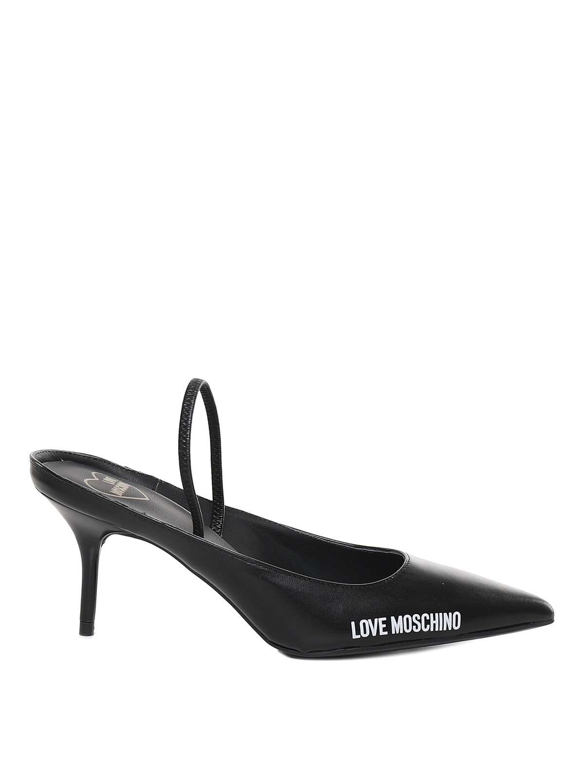 Calfskin slingbacks J10167G1GIE0000 (LOVE MOSCHINO / サンダル ) | LOVE MOSCHINO (ラブ モスキーノ)