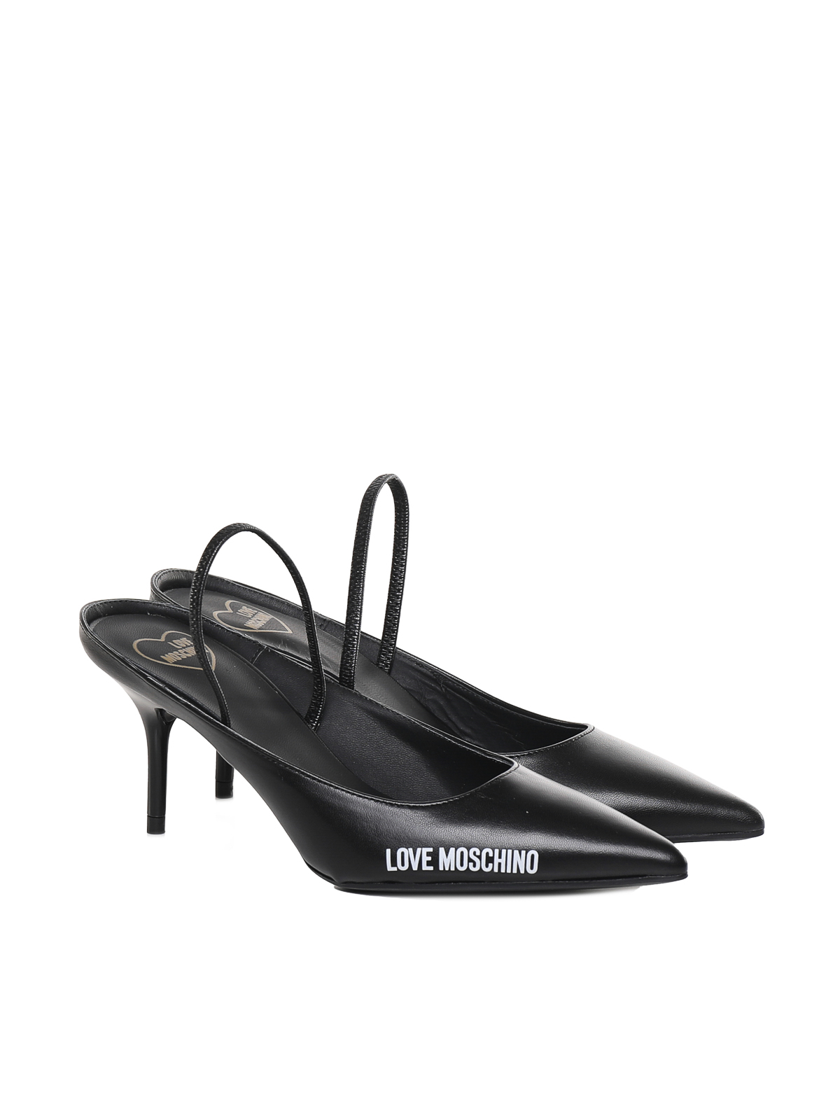 Calfskin slingbacks J10167G1GIE0000 (LOVE MOSCHINO / サンダル ) | LOVE MOSCHINO (ラブ モスキーノ)(1)