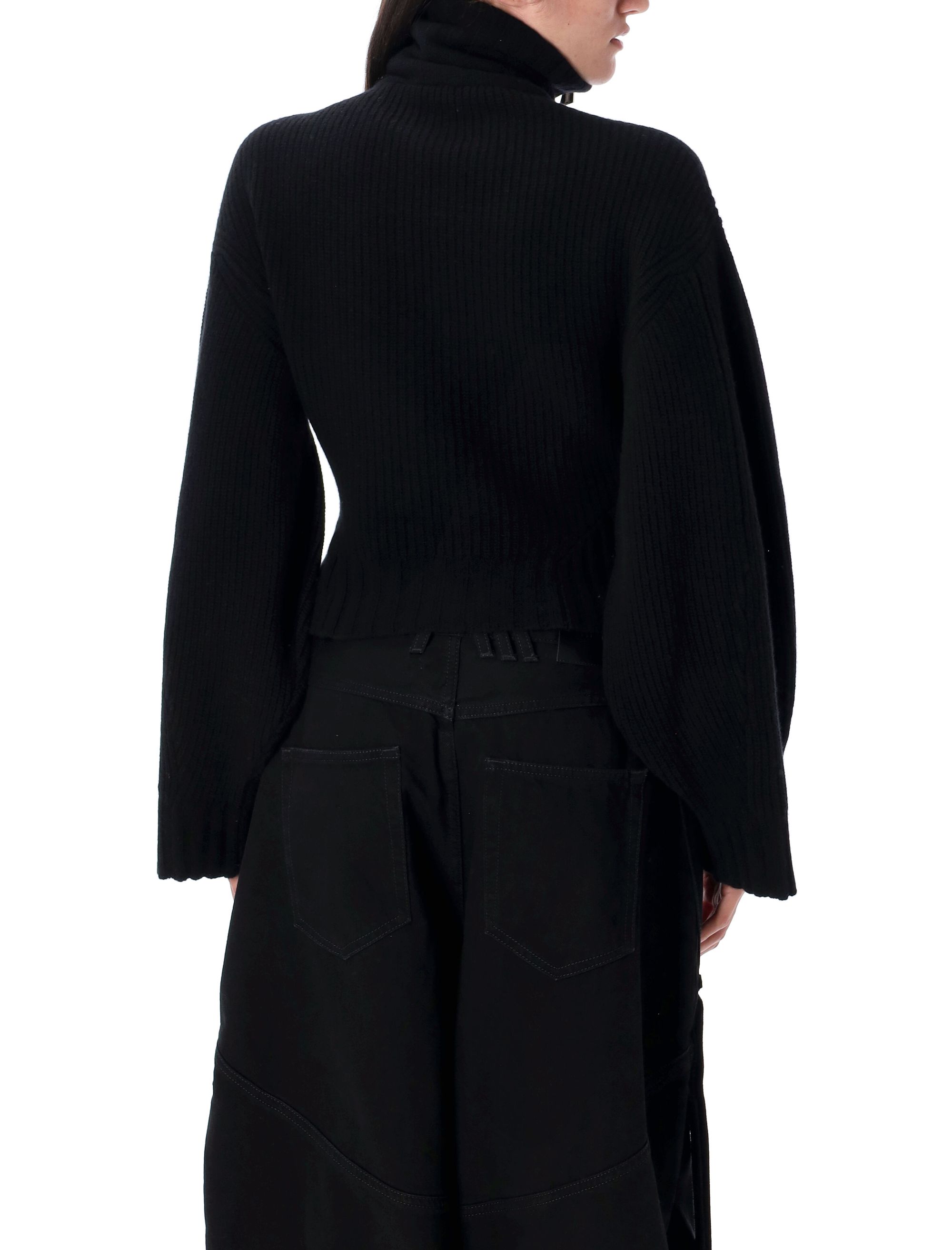 The Attico Sweaters Black WCD00009KWS010AA100 (THE ATTICO / ニット・セーター・カーディガン ) | THE ATTICO (ジ・アティコ)(1)