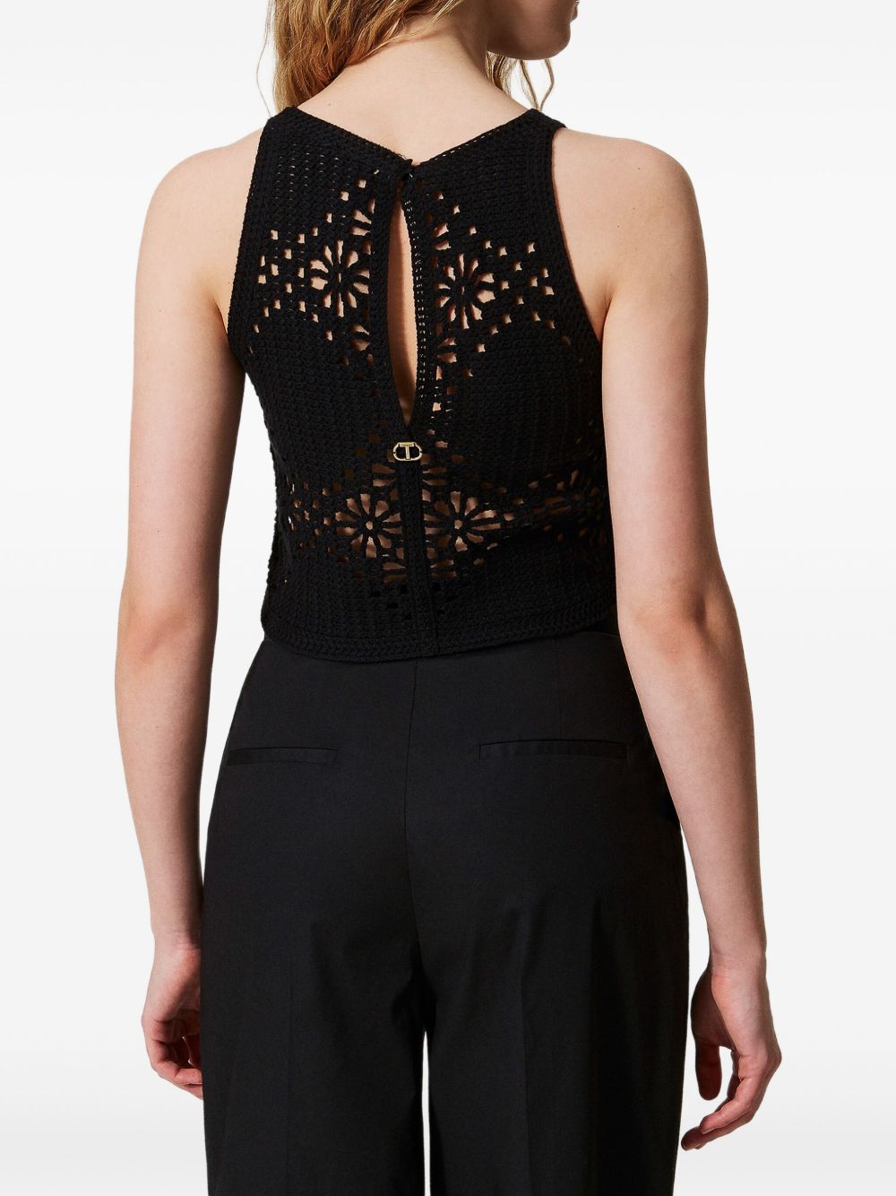 Twin-set Top Black 251TT3202S2040800006 (TWINSET / タンクトップ・キャミソール ) | TWINSET (ツインセット)(2)