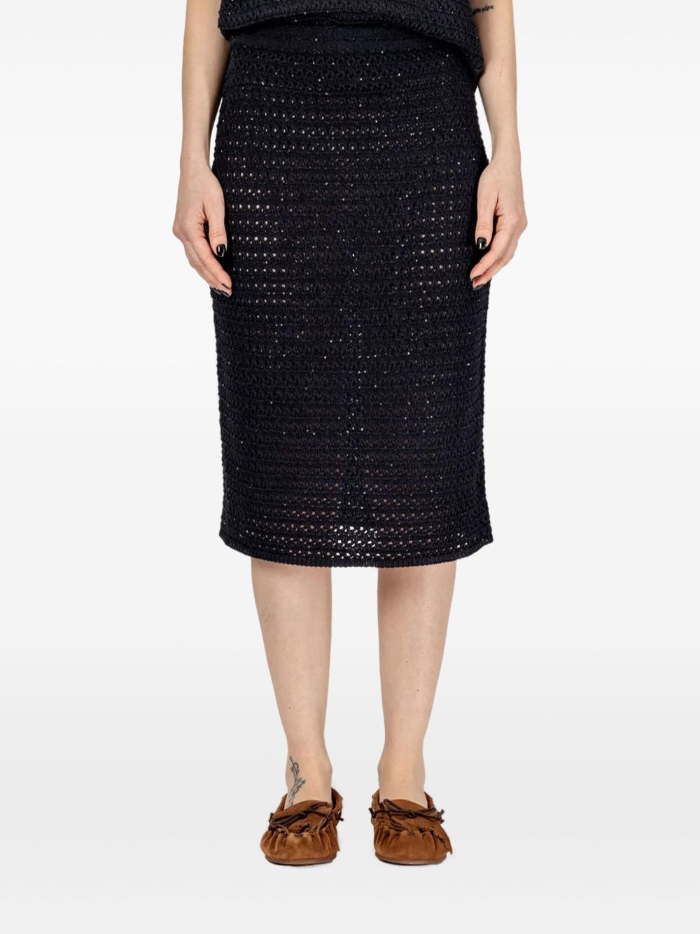 Fabiana Filippi Skirts White (FABIANA FILIPPI/スカート