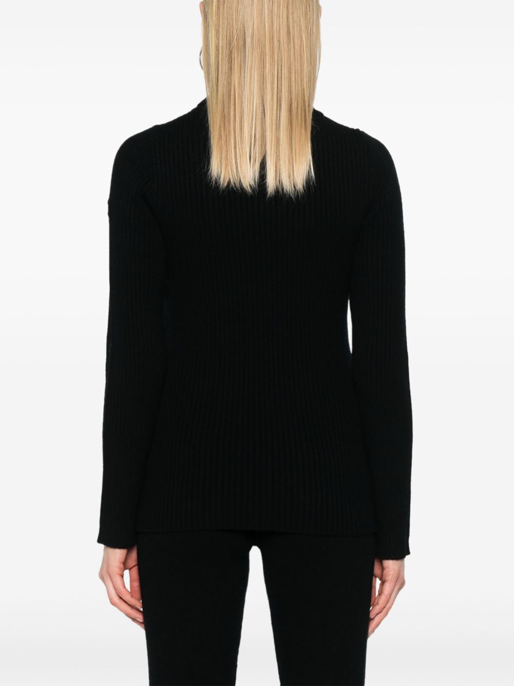 Yves Salomon Sweaters Black 26W25WKH50161MA6WC99 (YVES SALOMON / ニット・セーター・カーディガン ) | YVES SALOMON (イヴ サロモン)(3)