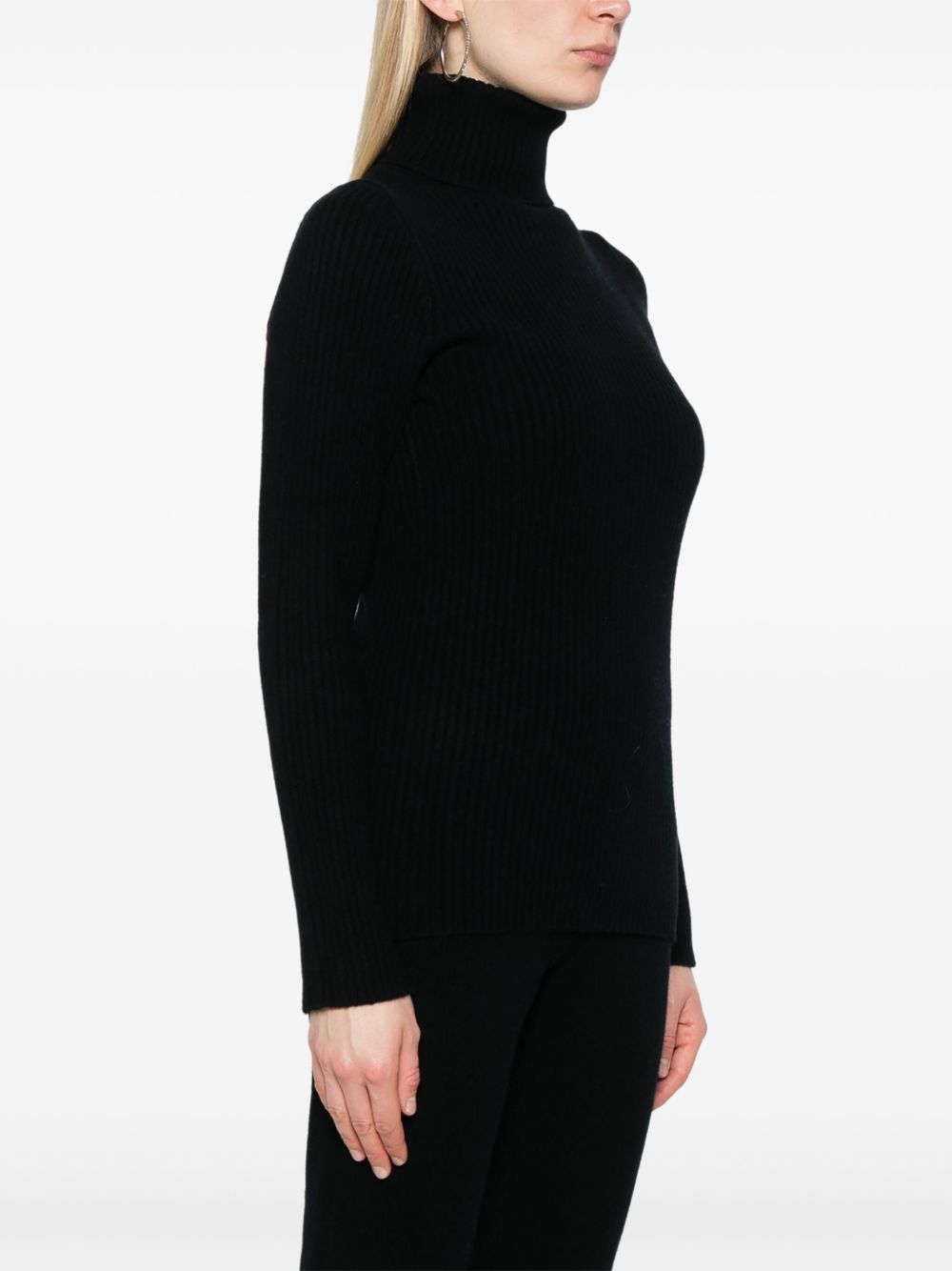 Yves Salomon Sweaters Black 26W25WKH50161MA6WC99 (YVES SALOMON / ニット・セーター・カーディガン ) | YVES SALOMON (イヴ サロモン)(4)