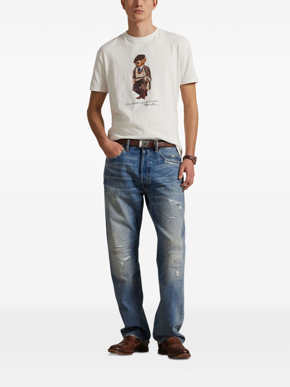 Ralph Lauren T-shirts and Polos 710P00085001WHITE (RALPH LAUREN / Tシャツ・カットソー ) | RALPH LAUREN (ラルフ ローレン)(2)