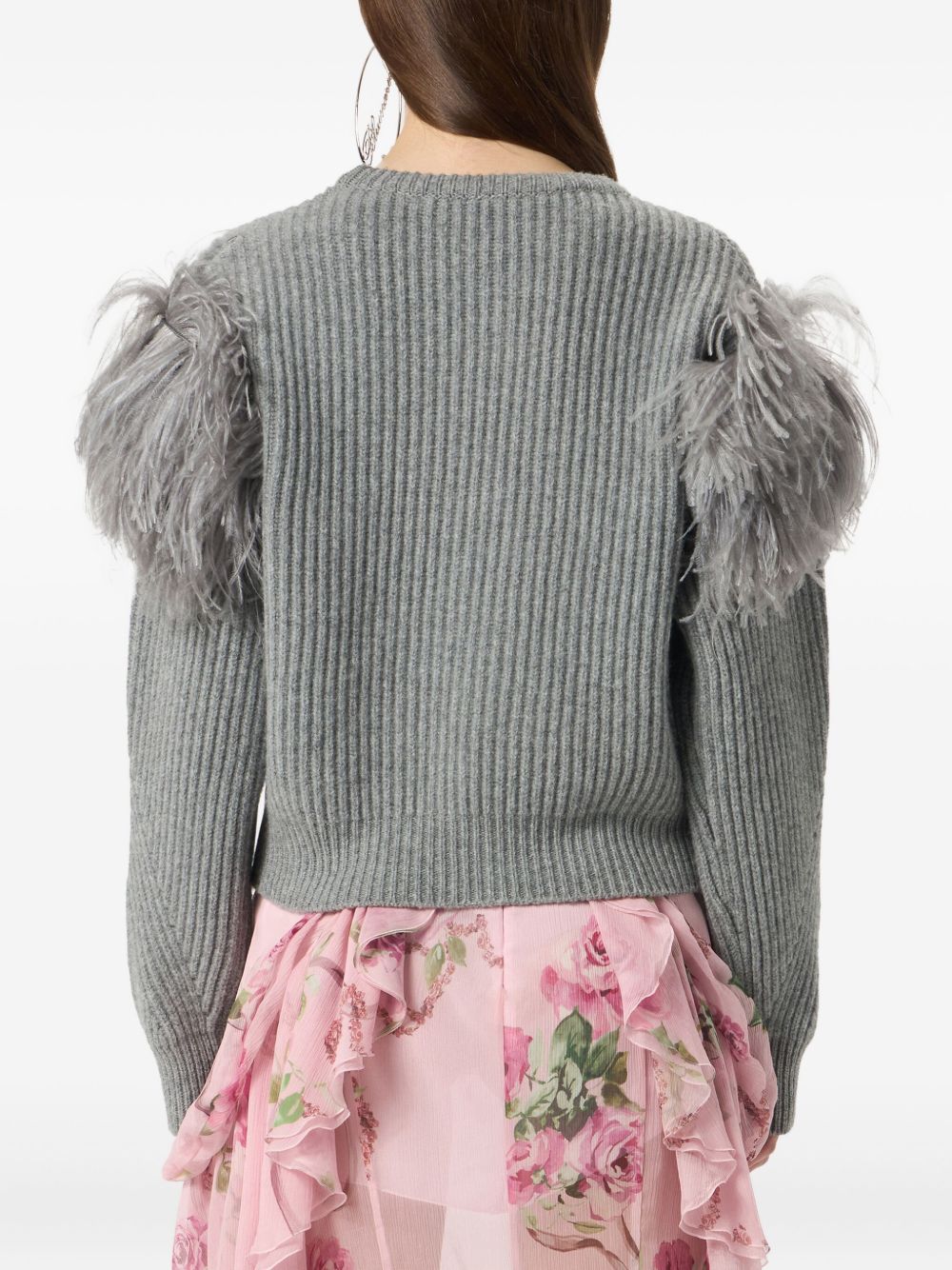 Blumarine Sweaters Grey A522M618AN0979 (Blumarine / ニット・セーター・カーディガン ) | Blumarine (ブルマリン)(2)