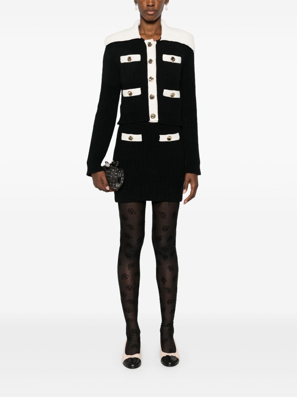 SELF PORTRAIT Sweaters 074CBBLACK (self-portrait / ニット・セーター・カーディガン ) | self-portrait (セルフ・ポートレイト)(4)