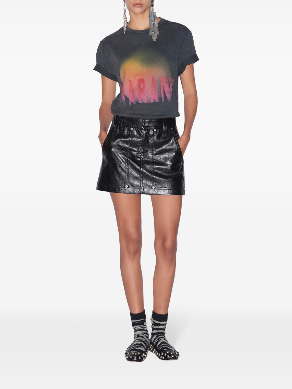 Isabel Marant Skirts Black U0230FAB3B01E01BK (Isabel Marant / スカート ) | Isabel Marant (イザベル マラン)(5)