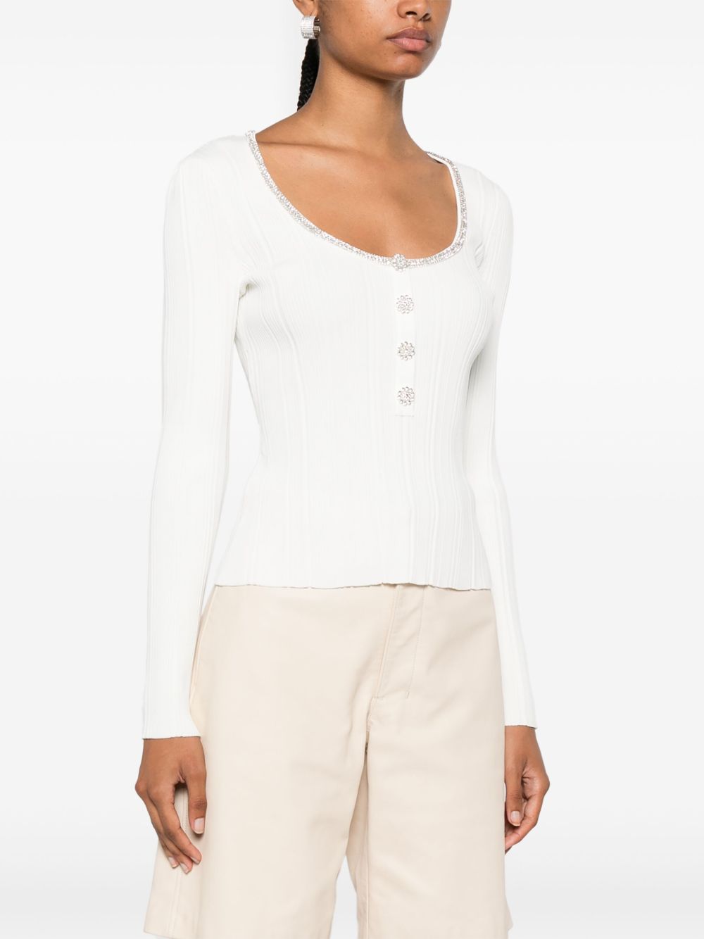 SELF PORTRAIT Top 180TAWWHITE (self-portrait / Tシャツ・カットソー ) | self-portrait (セルフ・ポートレイト)(2)