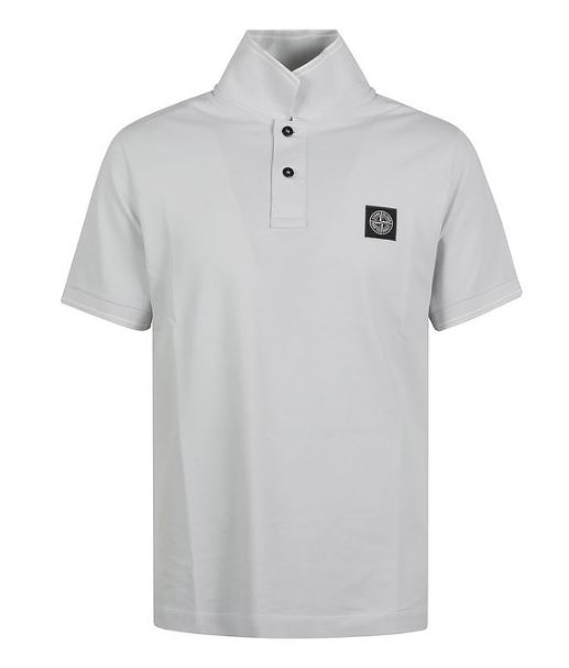 Stone Island T-shirts and Polos Blue K1S1522002SCSS018V0041 (STONE ISLAND / ポロシャツ ) | STONE ISLAND (ストーンアイランド)(1)