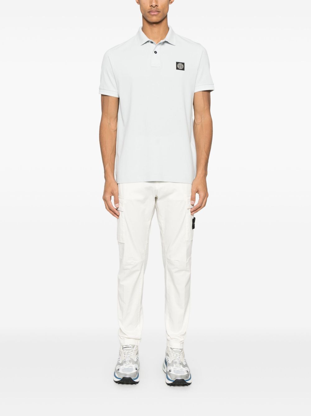 Stone Island T-shirts and Polos Blue K1S1522002SCSS018V0041 (STONE ISLAND / ポロシャツ ) | STONE ISLAND (ストーンアイランド)(3)