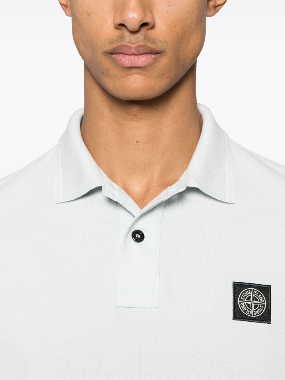 Stone Island T-shirts and Polos Blue K1S1522002SCSS018V0041 (STONE ISLAND / ポロシャツ ) | STONE ISLAND (ストーンアイランド)(4)