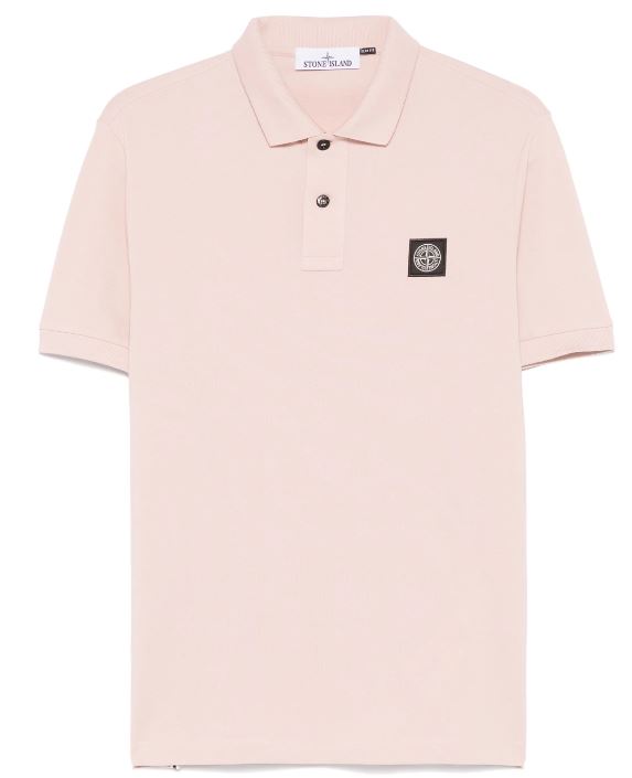 Stone Island T-shirts and Polos Pink K1S1522002SCSS018V0082 (STONE ISLAND / ポロシャツ ) | STONE ISLAND (ストーンアイランド)(1)