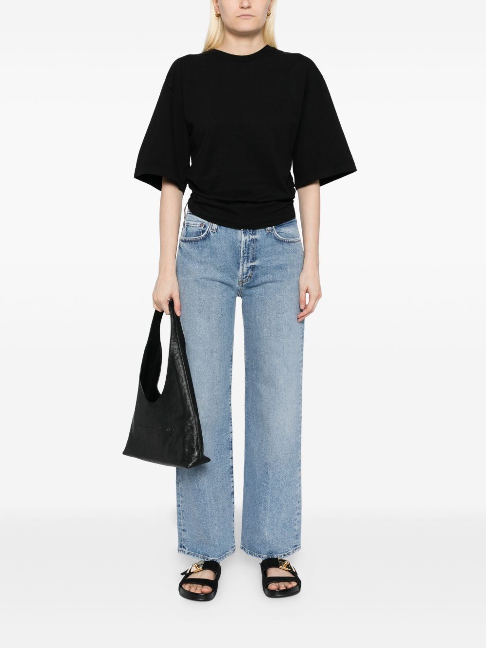 AGOLDE T-shirts and Polos A73921521BLACK (AGOLDE / Tシャツ・カットソー ) | AGOLDE (エーゴールドイー)(2)