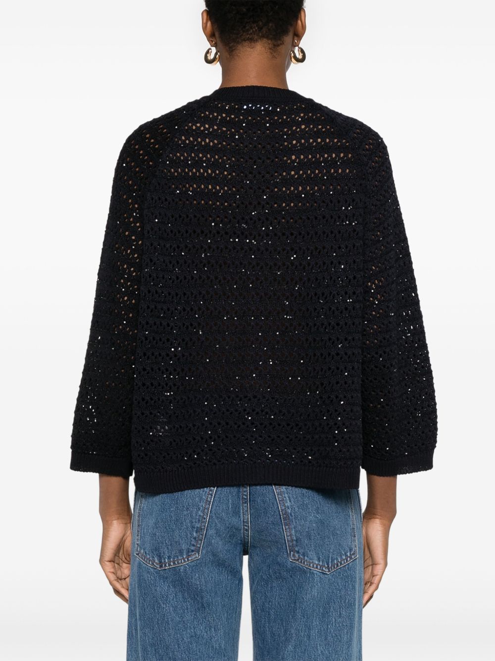 Fabiana Filippi Sweaters Blue MAD275F528L3535146 (FABIANA FILIPPI / ニット・セーター・カーディガン ) | FABIANA FILIPPI (ファビアナフィリッピ)(5)