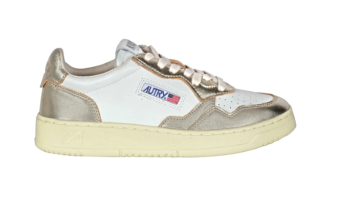 AUTRY Flat shoes AULWWB16LEATWHTPLATINUM (AUTRY / スニーカー ) | AUTRY (オートリー)
