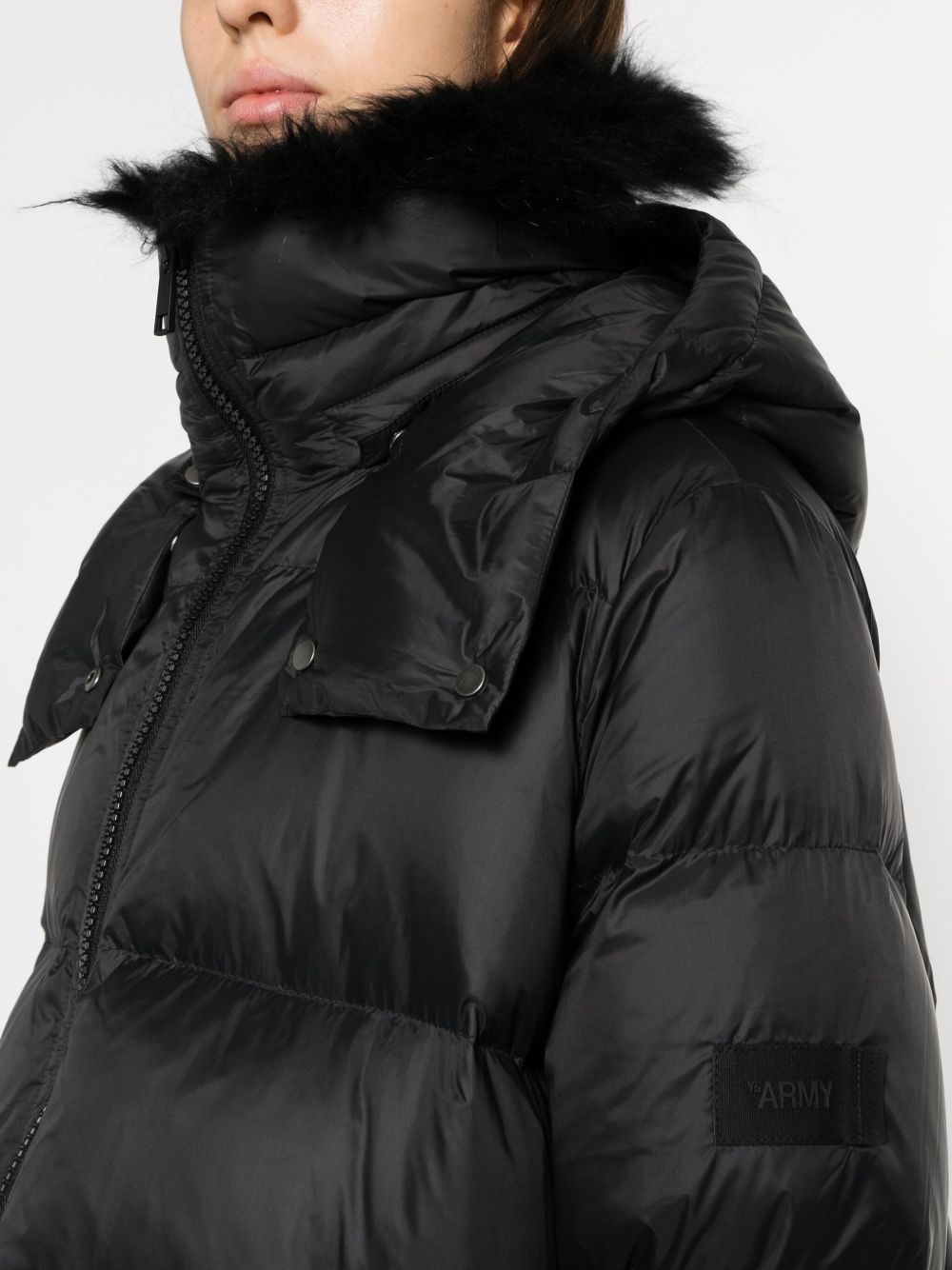 Yves Salomon Jackets Black 26W24WFM01576M07WC99 (YVES SALOMON / コート・ダウン ) | YVES SALOMON (イヴ サロモン)(3)