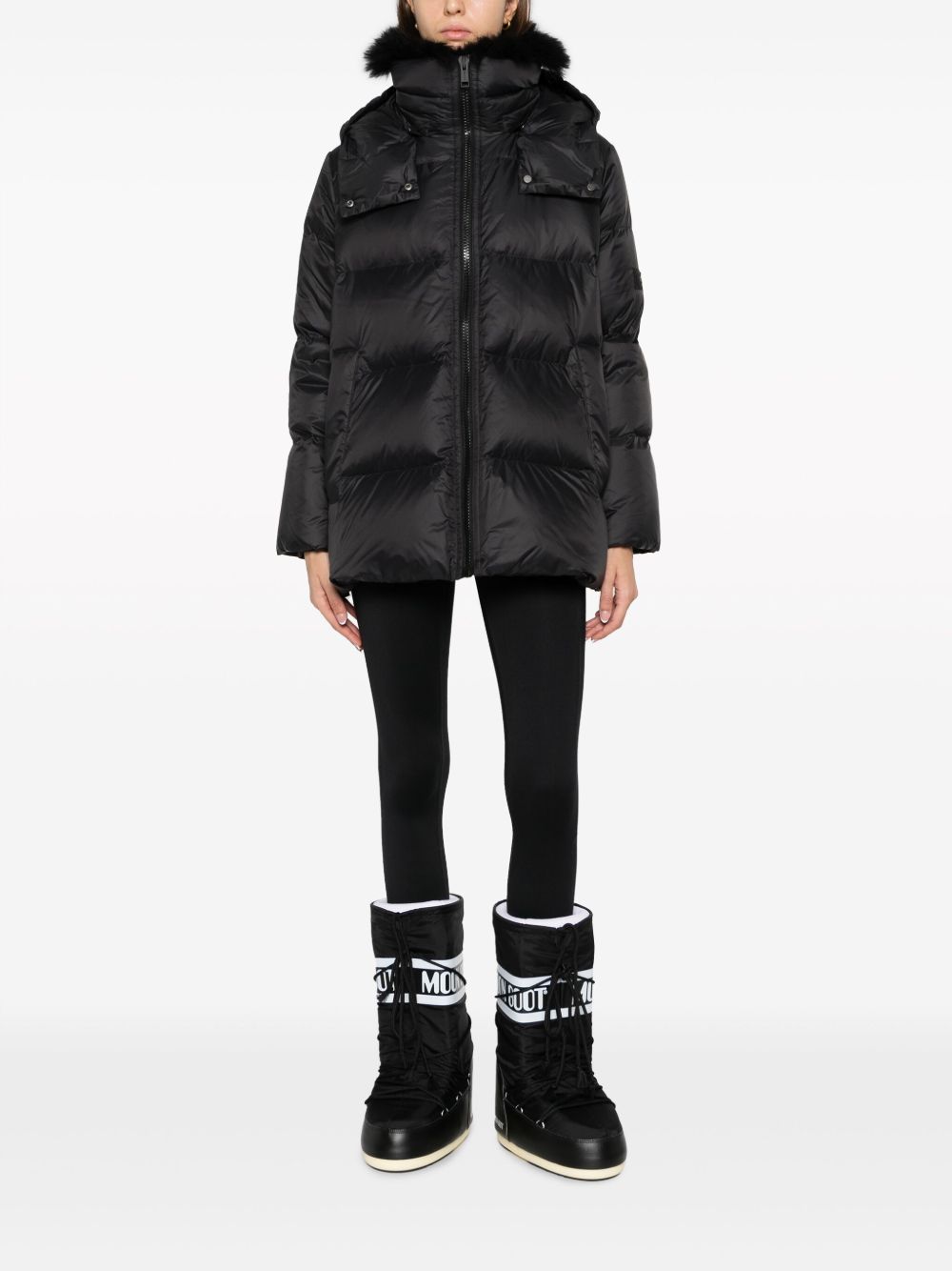Yves Salomon Jackets Black 26W24WFM01576M07WC99 (YVES SALOMON / コート・ダウン ) | YVES SALOMON (イヴ サロモン)(5)