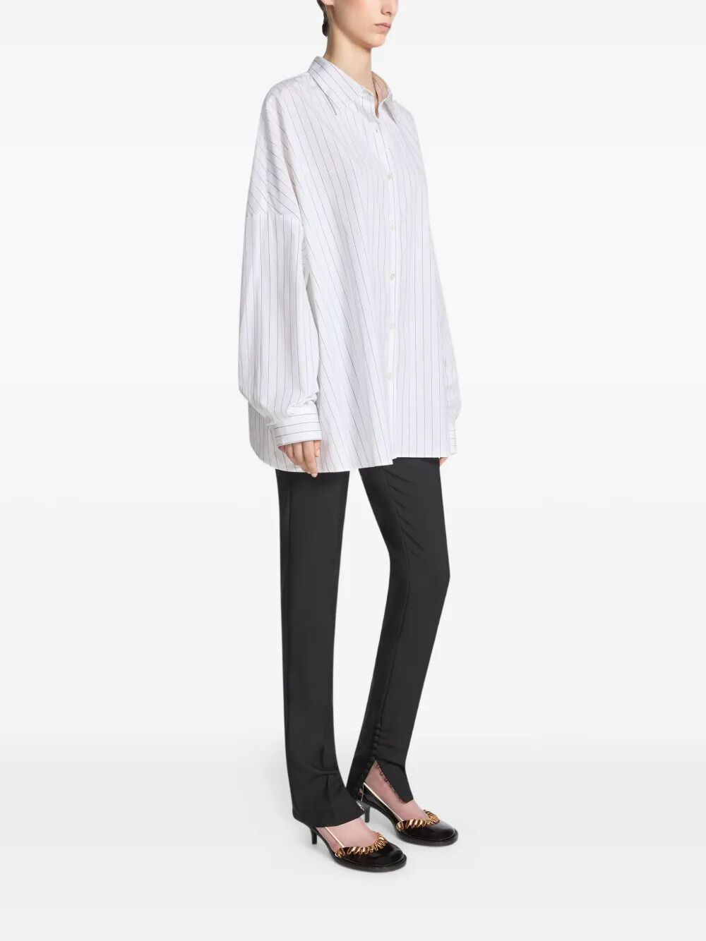 CASIA STRIPED SHIRT 0107002021509 (Dries Van Noten / シャツ・ブラウス ) | Dries Van Noten (ドリスヴァンノッテン)(1)