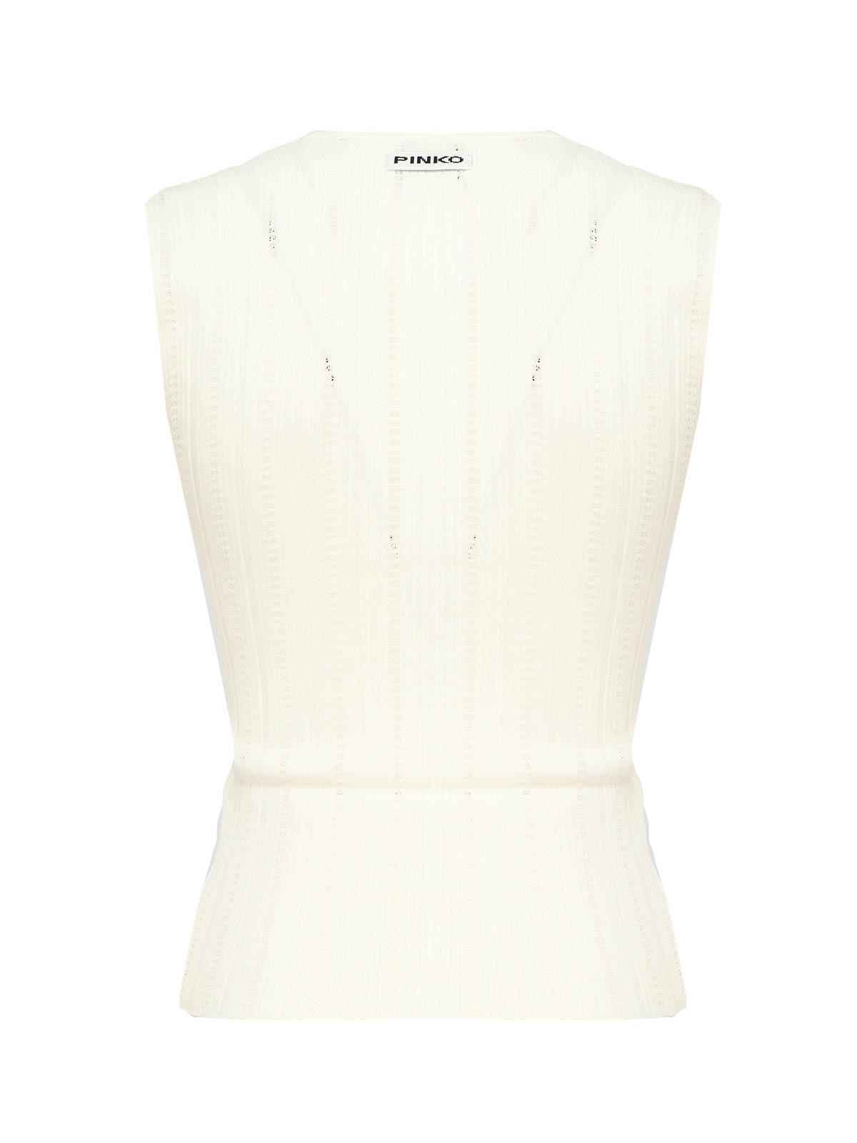 Ribbed Silk And Cashmere Sleeveless Top 1047412FRZ09 (PINKO / タンクトップ・キャミソール ) | PINKO (ピンコ)(2)