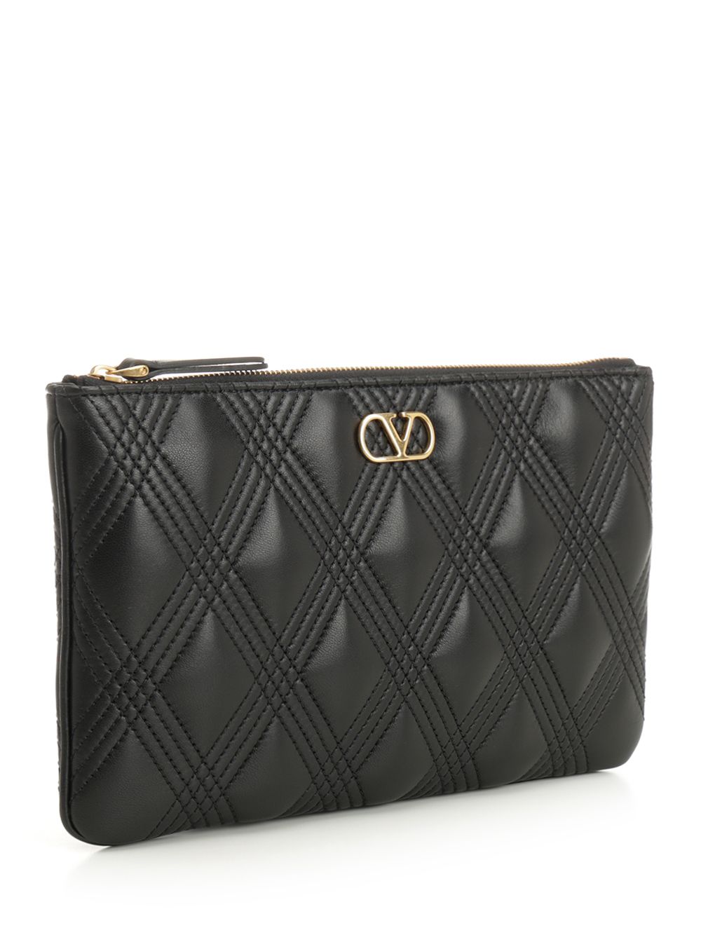 Medium "Quiltie 67" clutch bag 7W2P0AS5MIC0NO (Valentino Garavani / クラッチバッグ・ポーチ ) | Valentino Garavani (ヴァレンティノ)(1)