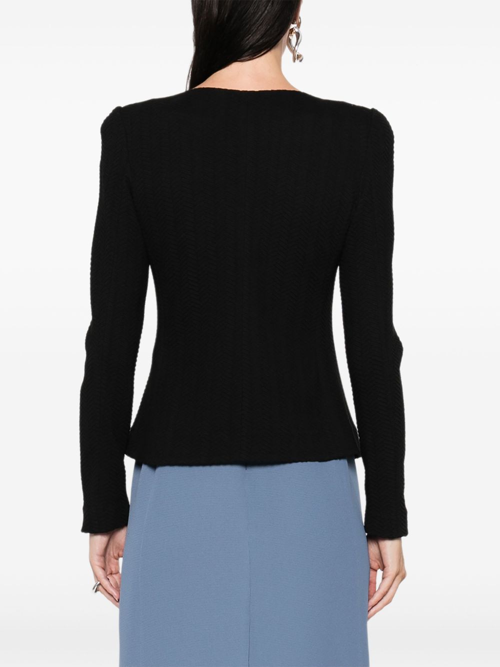 Emporio Armani Jackets Black EW001991AF16061UC001 (EMPORIO ARMANI / ブレザー・ジャケット ) | EMPORIO ARMANI (エンポリオ アルマーニ)(4)