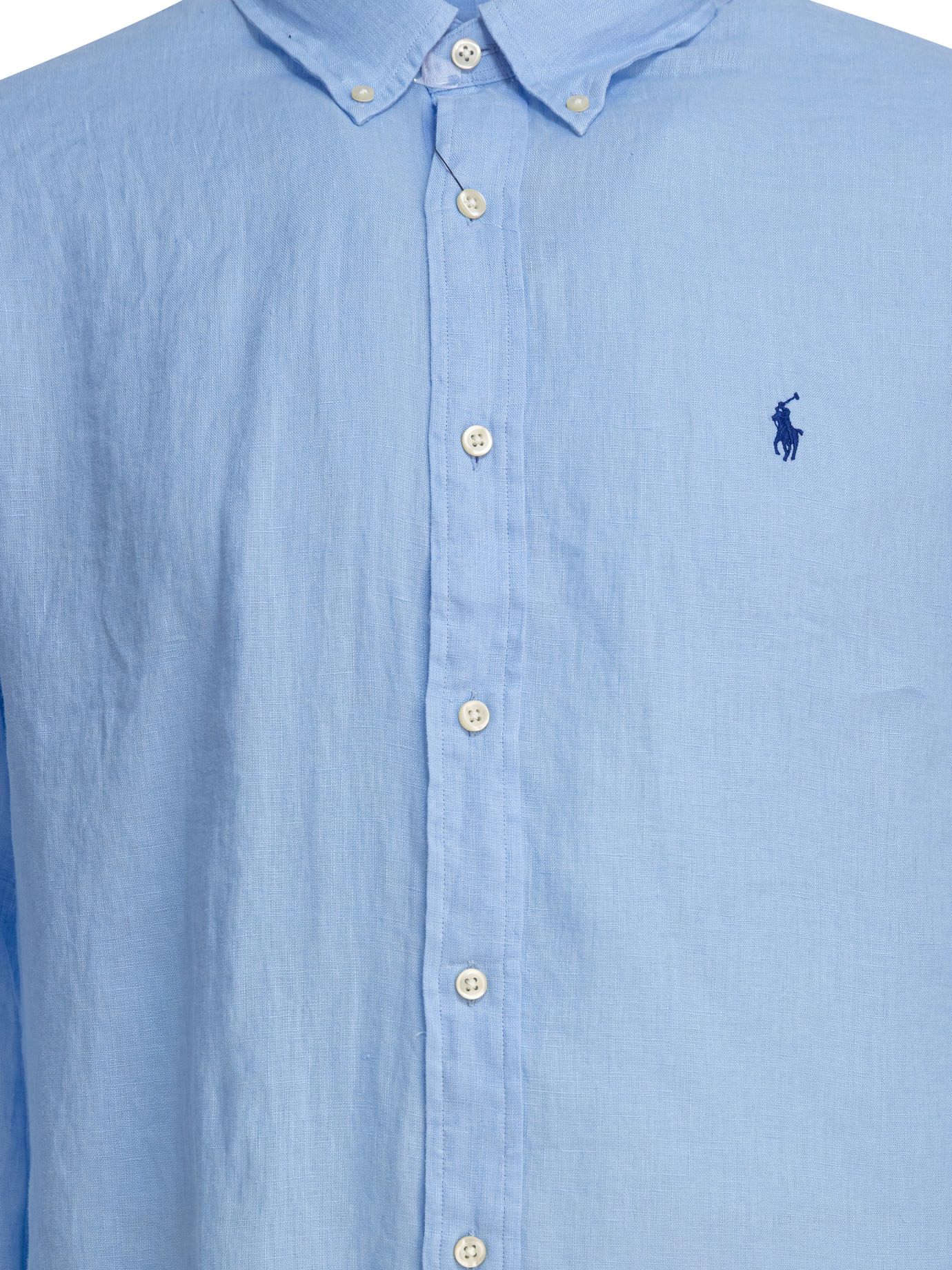 Custom-fit linen shirt 710966294008OFFICEBLUE (Polo Ralph Lauren / シャツ・ブラウス ) | Polo Ralph Lauren (ポロ ラルフ ローレン)(2)