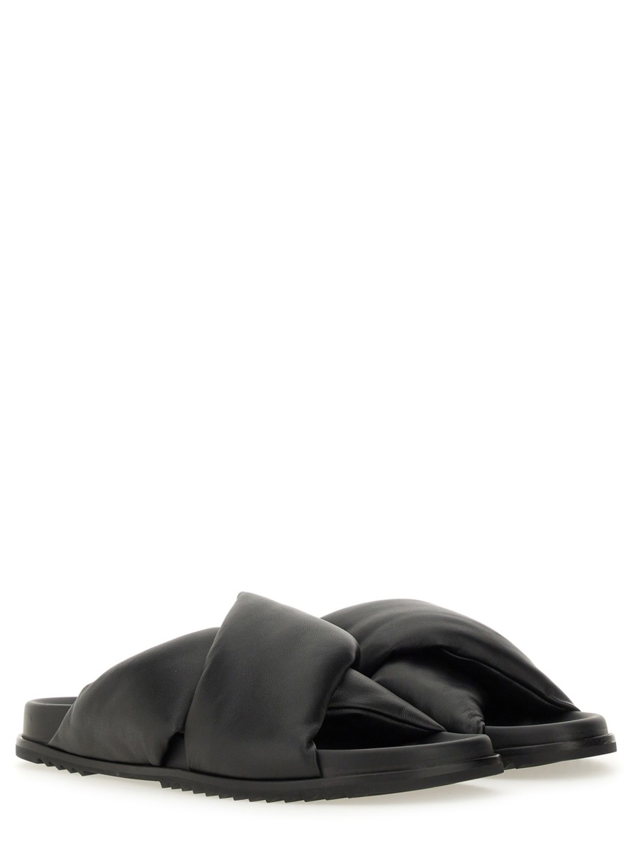LEATHER SLIDE SANDAL RU01E5800LLP09 (Rick Owens / サンダル ) | Rick Owens (リック オウエンス)(1)