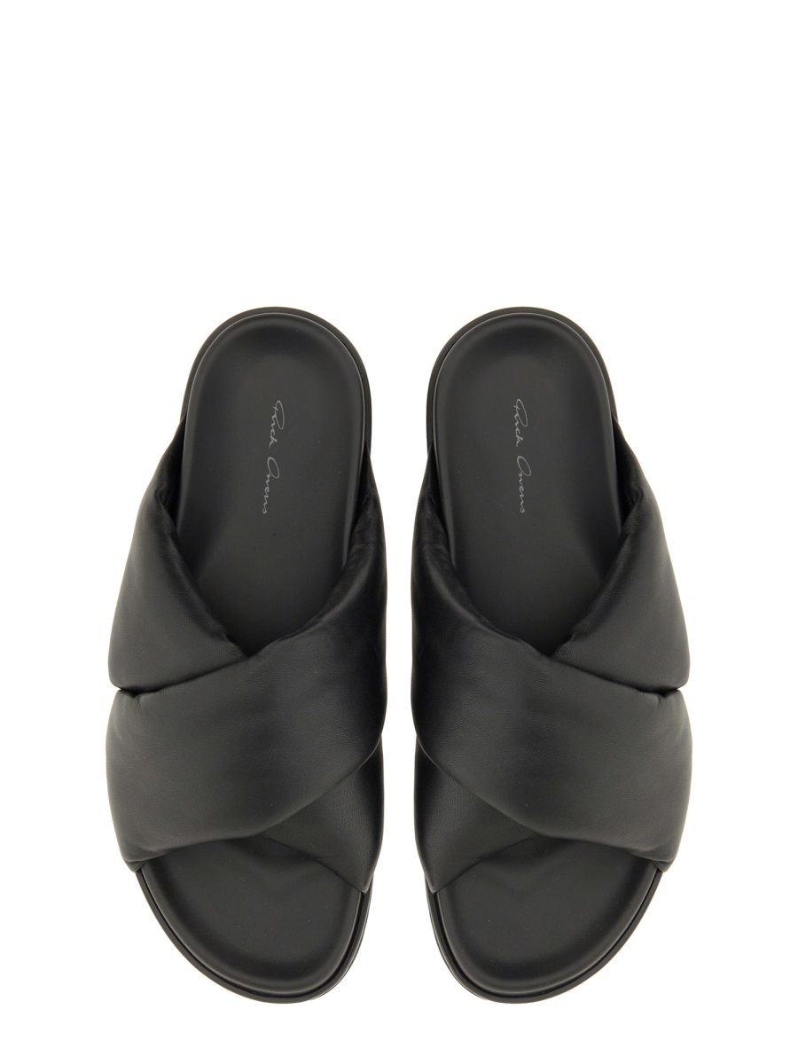 LEATHER SLIDE SANDAL RU01E5800LLP09 (Rick Owens / サンダル ) | Rick Owens (リック オウエンス)(2)