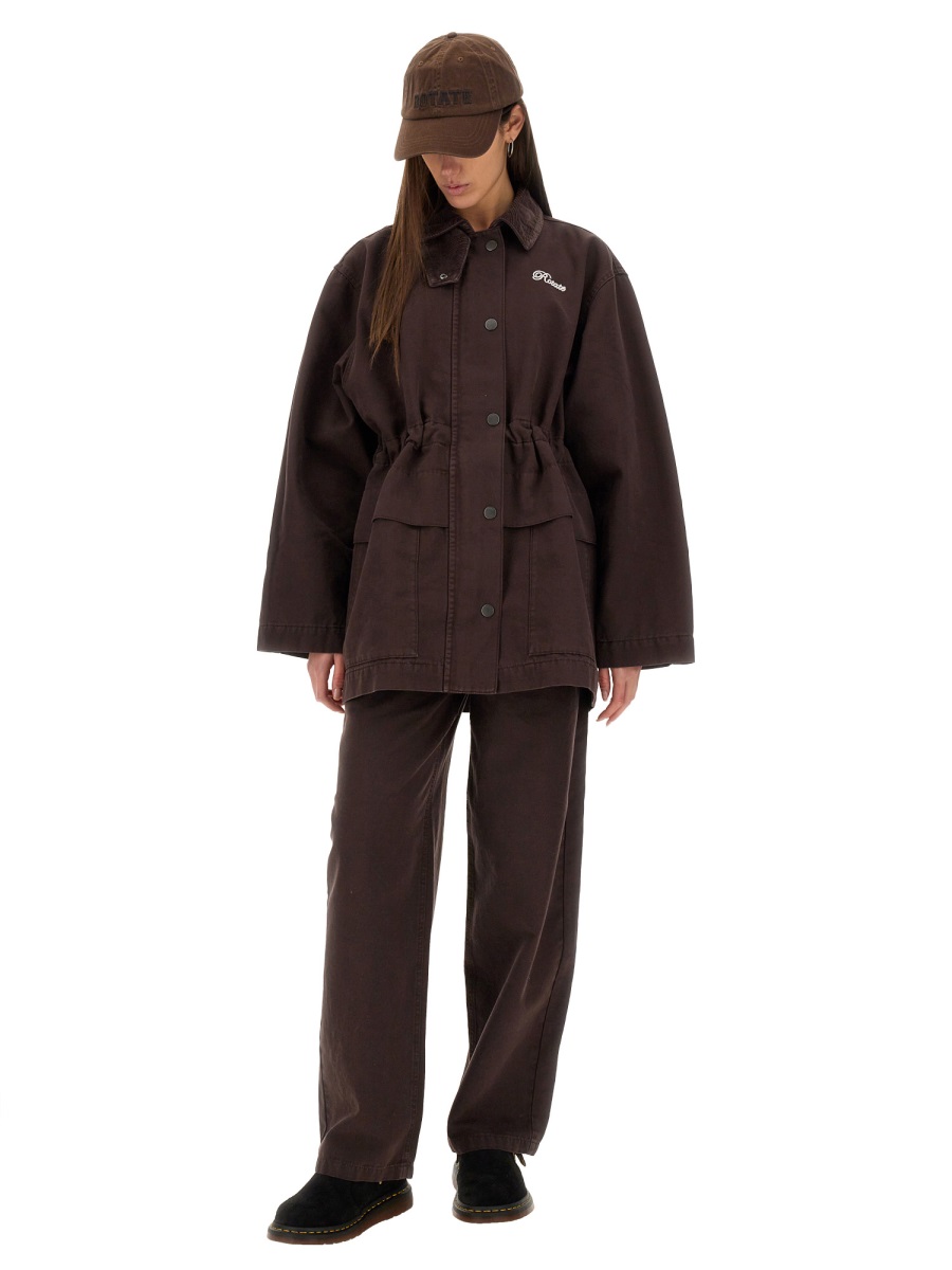 WIDE LEG PANTS 113361578BCR1727578 (ROTATE / パンツ ) | ROTATE (ロテート)(1)