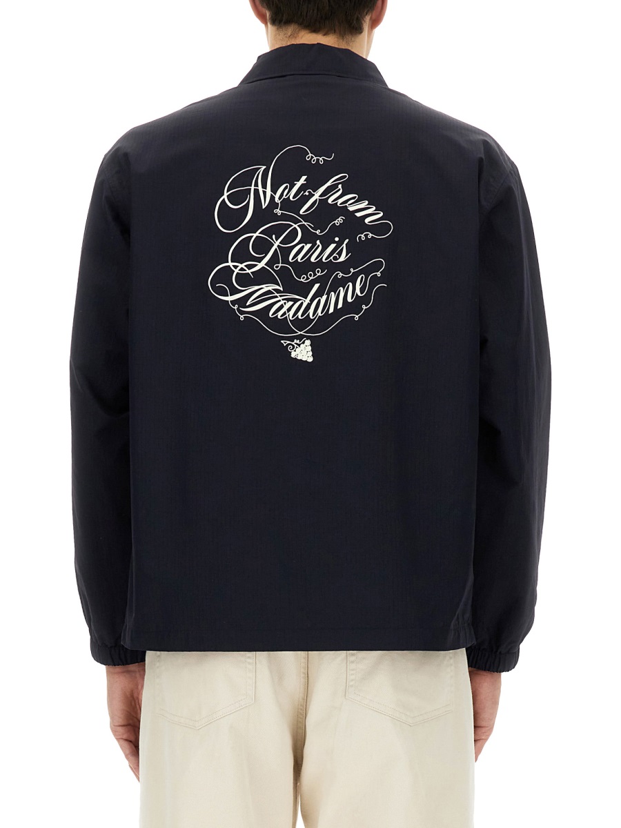 VIGNES SLOGAN PRINT JACKET JT209PA012NAVY (Drôle De Monsieur / カジュアルジャケット ) | Drôle De Monsieur (ドロールドムッシュ)(2)