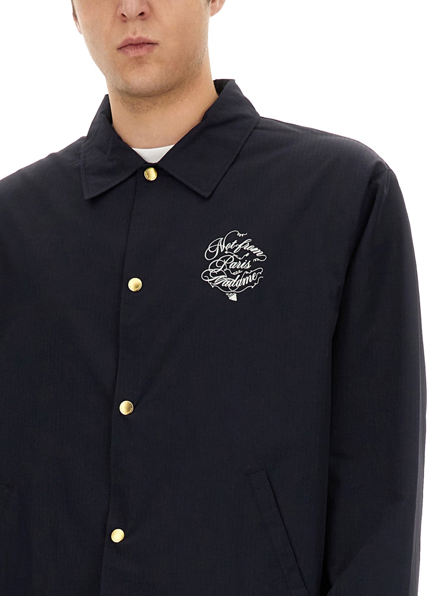 VIGNES SLOGAN PRINT JACKET JT209PA012NAVY (Drôle De Monsieur / カジュアルジャケット ) | Drôle De Monsieur (ドロールドムッシュ)(3)
