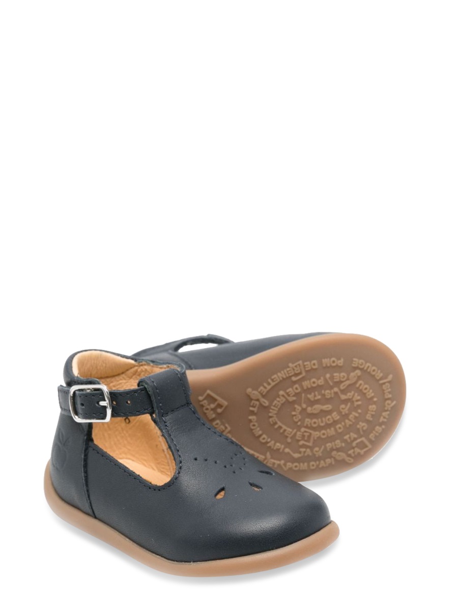 STAND-UP SANDALS SALOME NAPPA S1ACEL0404BMARINE (POM D'API / サンダル ) | POM D'API (ポムダピ)(1)