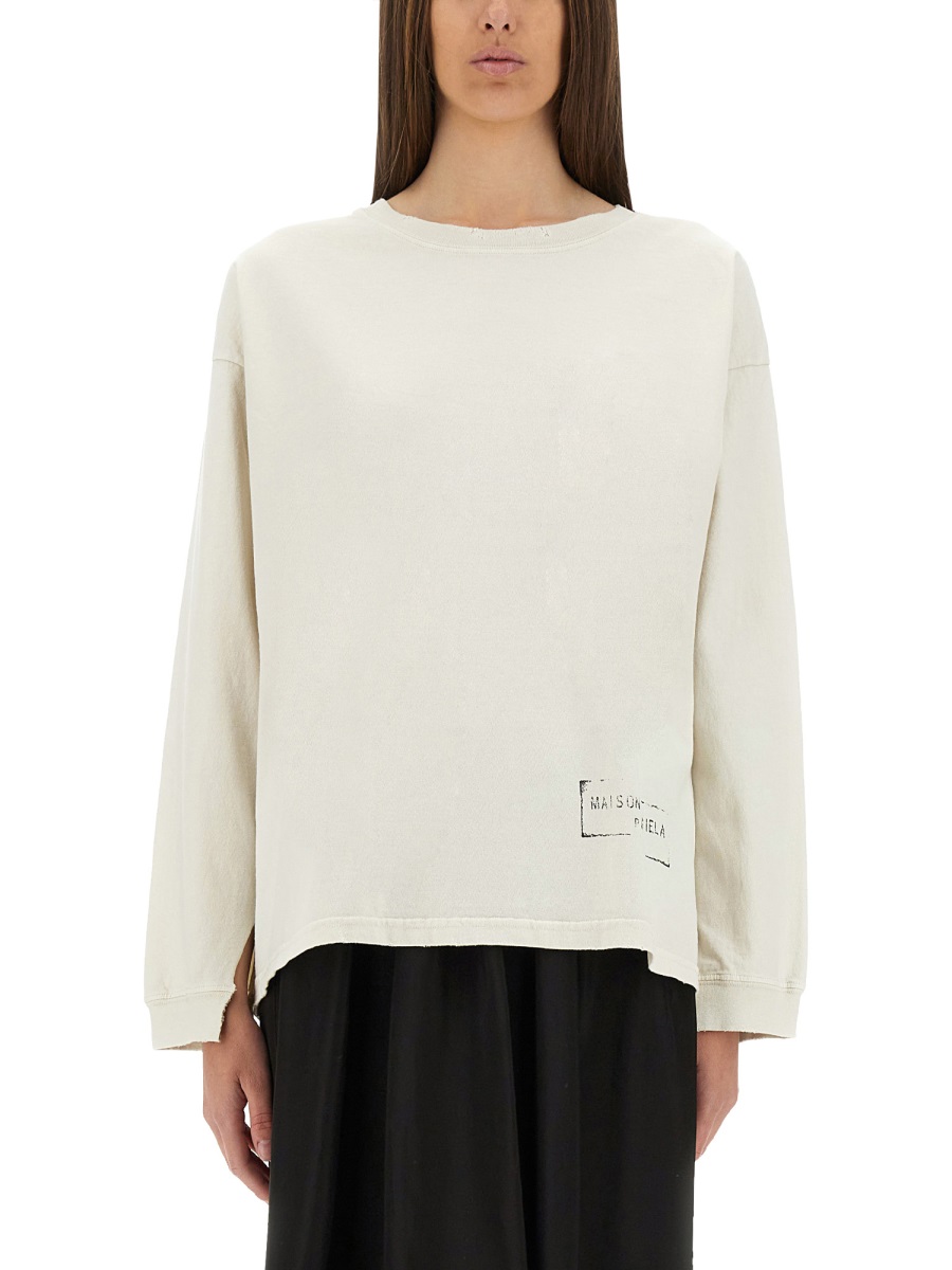 SHIRT WITH PRINTED LOGO S51GC0535S24567103 (Maison Margiela / Tシャツ・カットソー ) | Maison Margiela (メゾン マルジェラ)(2)