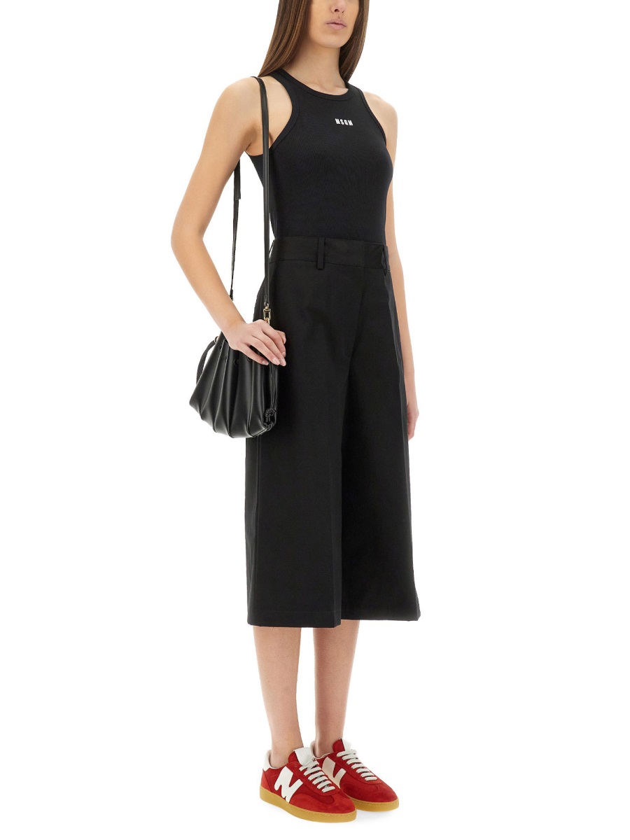 "WIDE-LEG" MIDI PANTS 3841MDB0425713899 (MSGM / パンツ ) | MSGM (エムエスジーエム)(1)