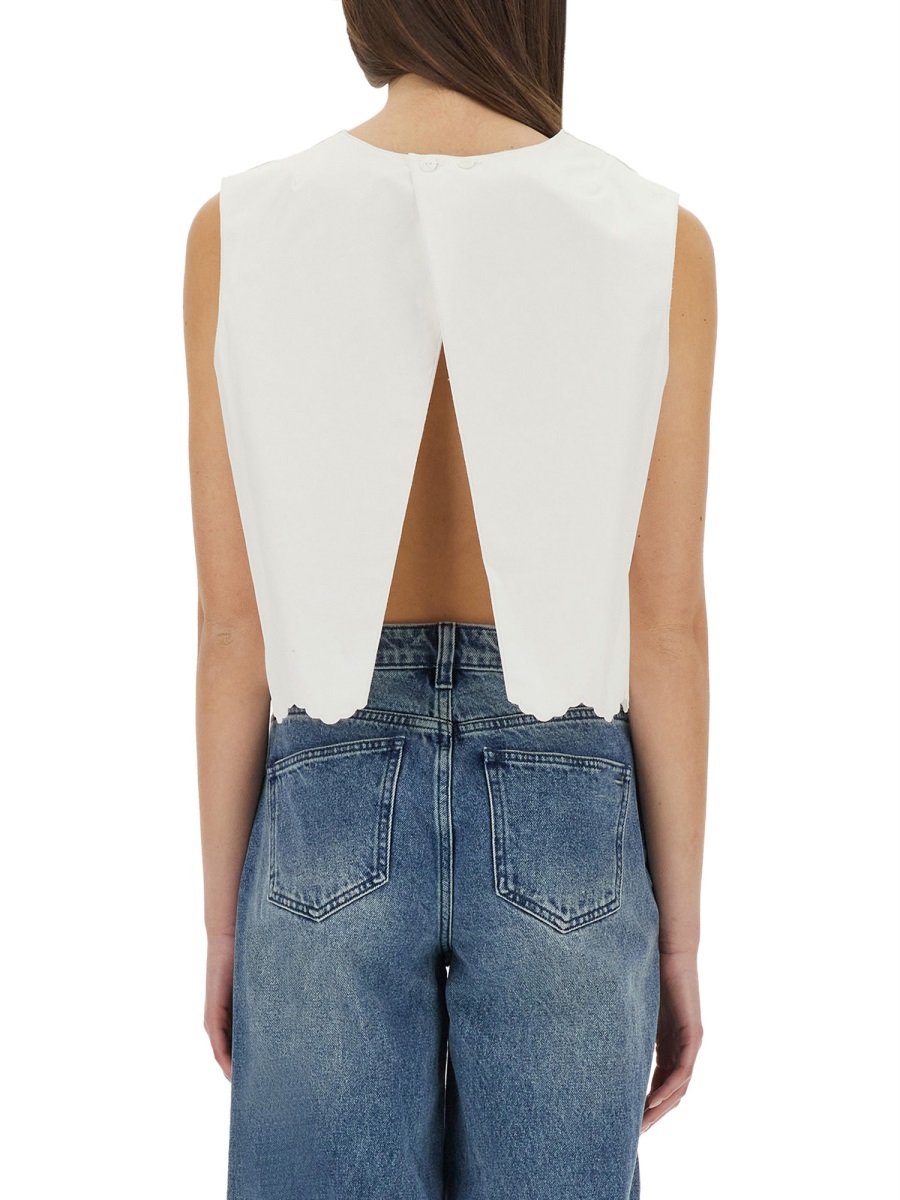 SHORT POPLIN TOP TO1600017001W (Patou / タンクトップ・キャミソール ) | Patou (パトゥ)(2)