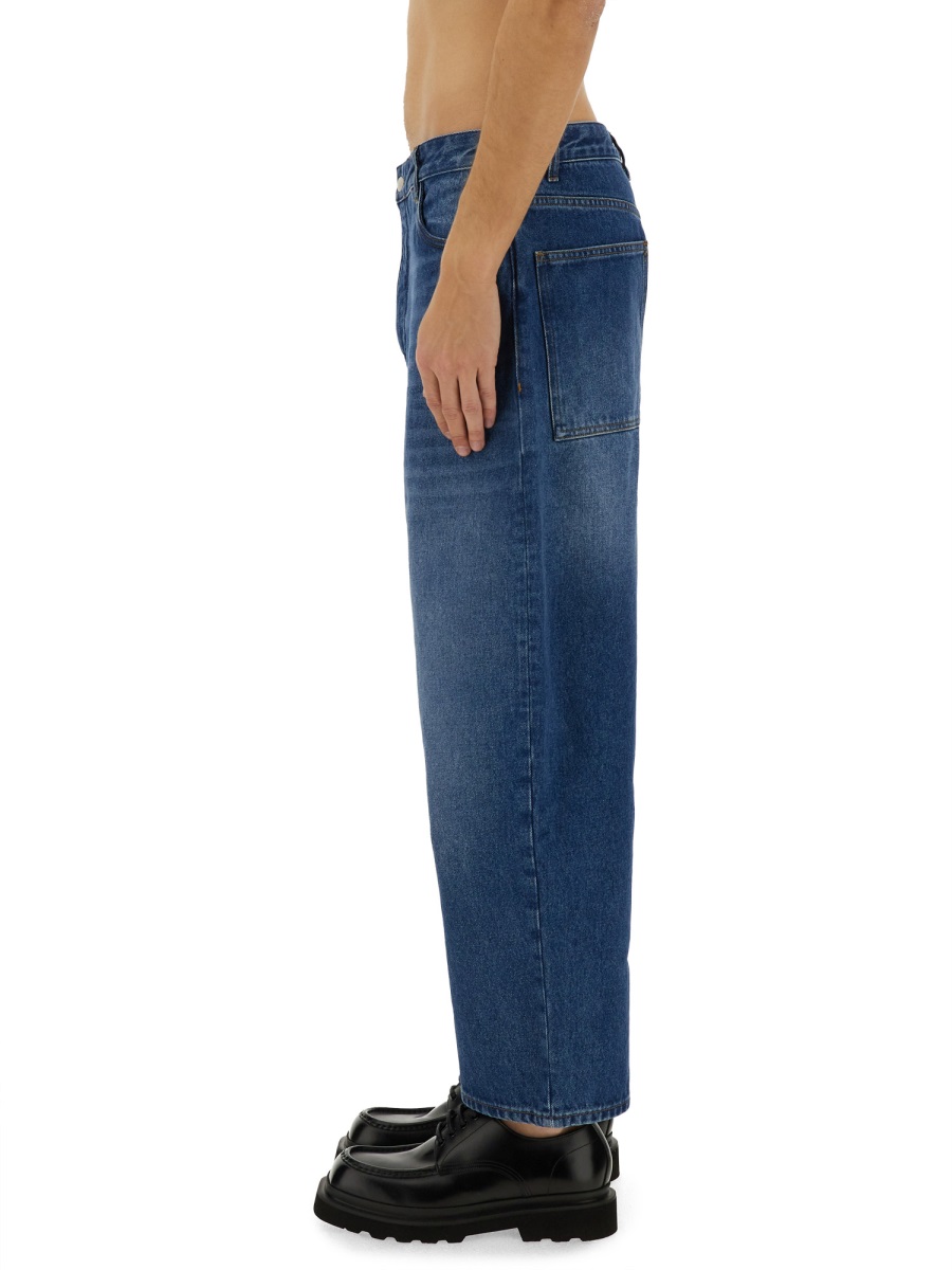 CURVED CROPPED JEANS LANDSNM1111WORNWASHINDIGO (Studio Nicholson / ジーンズ ) | Studio Nicholson (スタジオニコルソン)(3)
