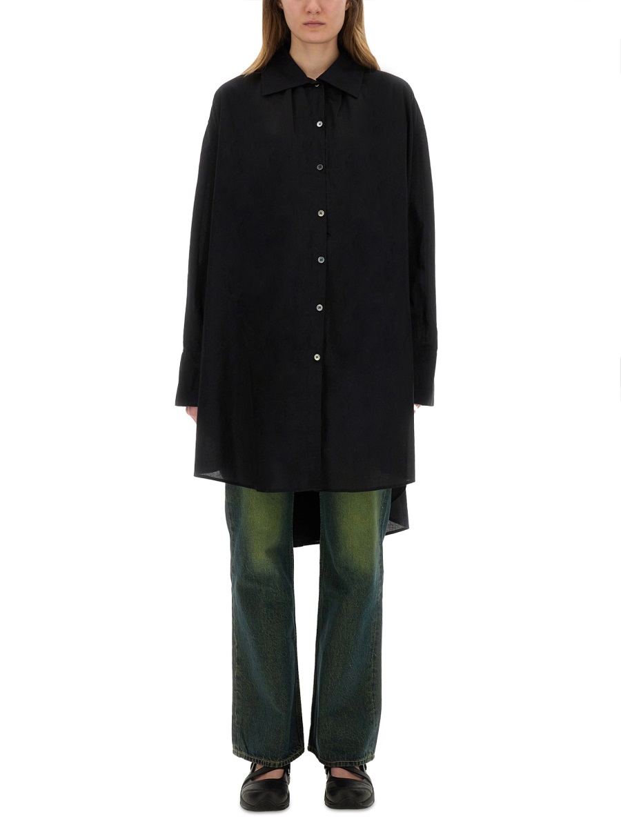 CHEMISIER DRESS "GALE" W2257GBBLACKVOILE (OUR LEGACY / ワンピース・ドレス・オールインワン ) | OUR LEGACY (アワーレガシー)