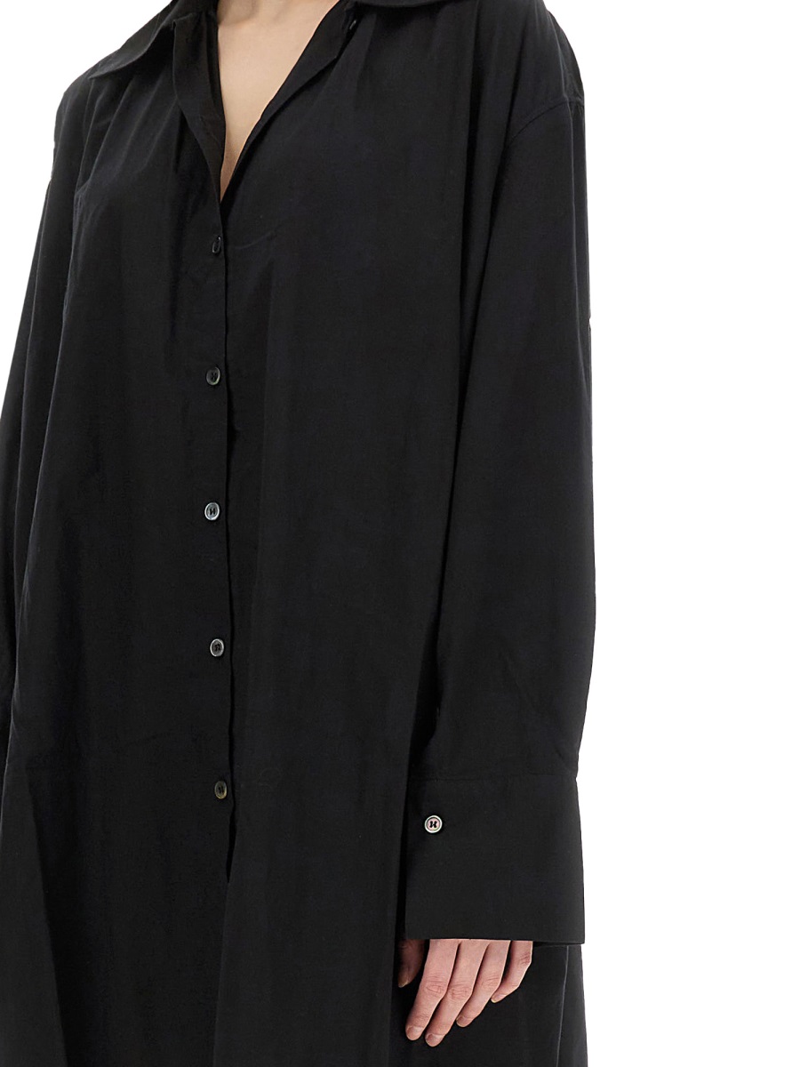 CHEMISIER DRESS "GALE" W2257GBBLACKVOILE (OUR LEGACY / ワンピース・ドレス・オールインワン ) | OUR LEGACY (アワーレガシー)(1)